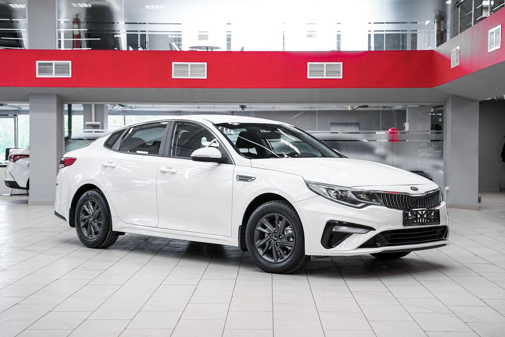 Kia Optima 2019, белый, ДЦ Орехово
