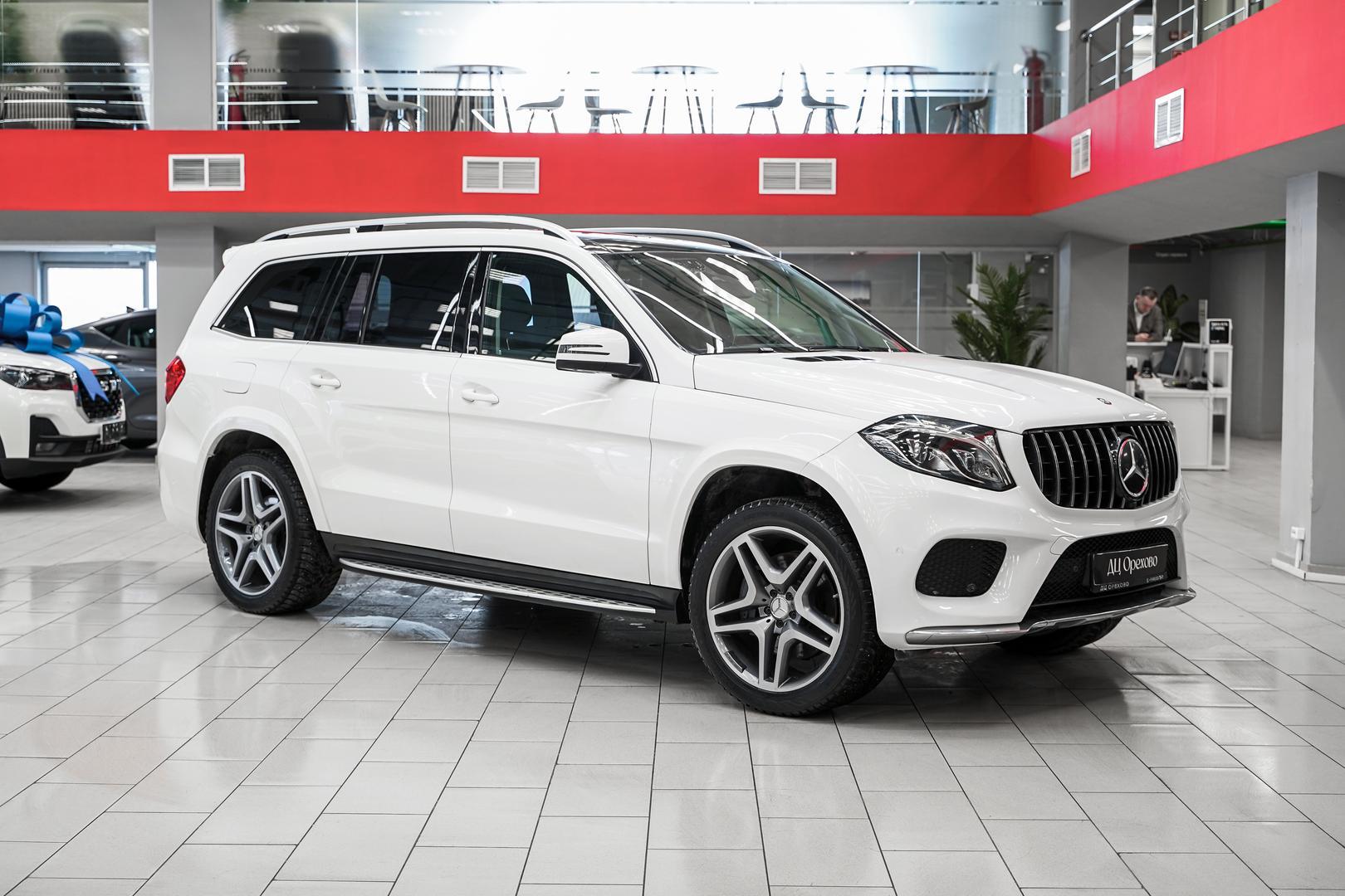 Mercedes-Benz GLS 2016, белый, ДЦ Орехово