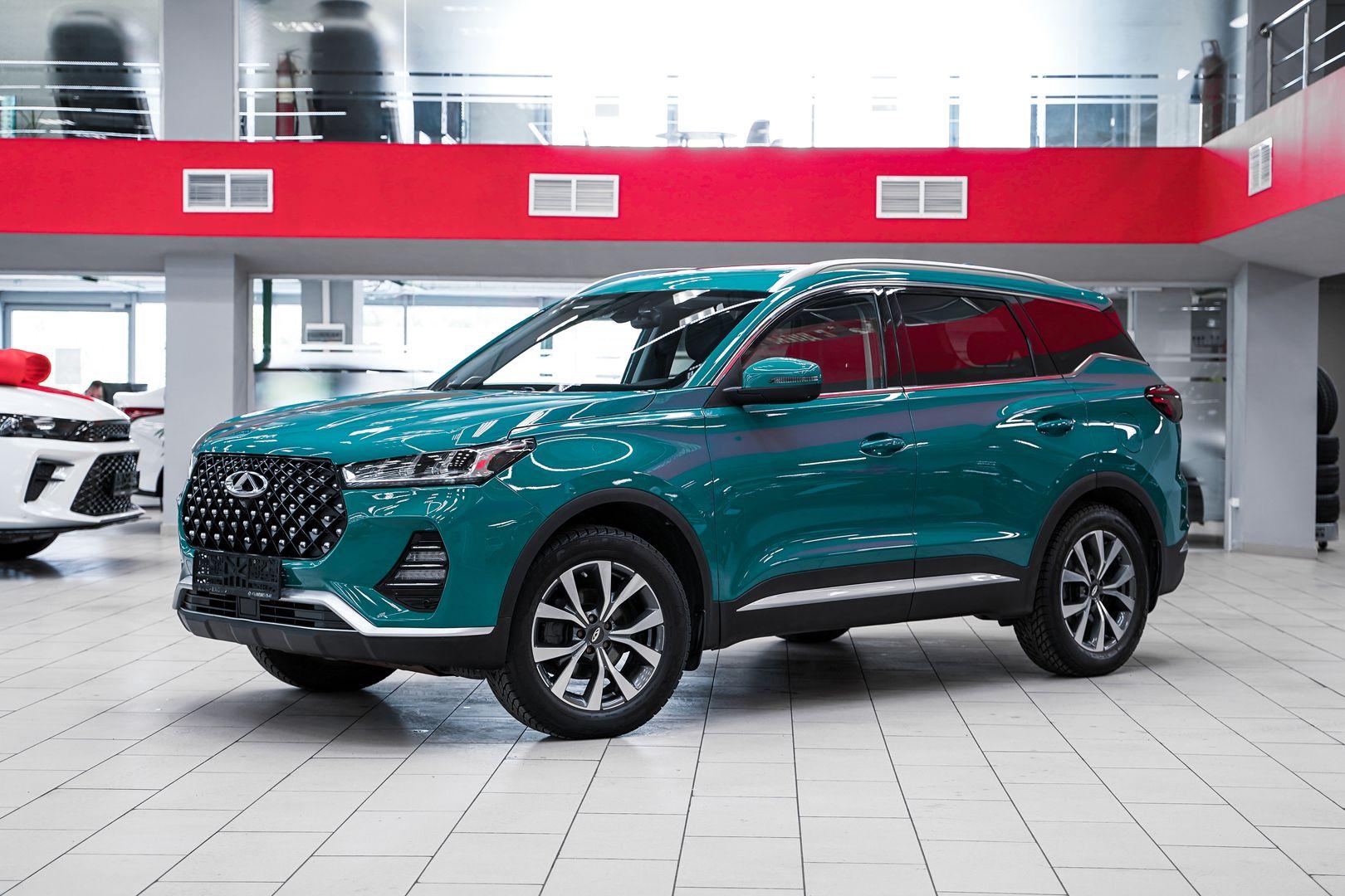 Chery Tiggo 7 Pro 2021, зеленый, ДЦ Орехово