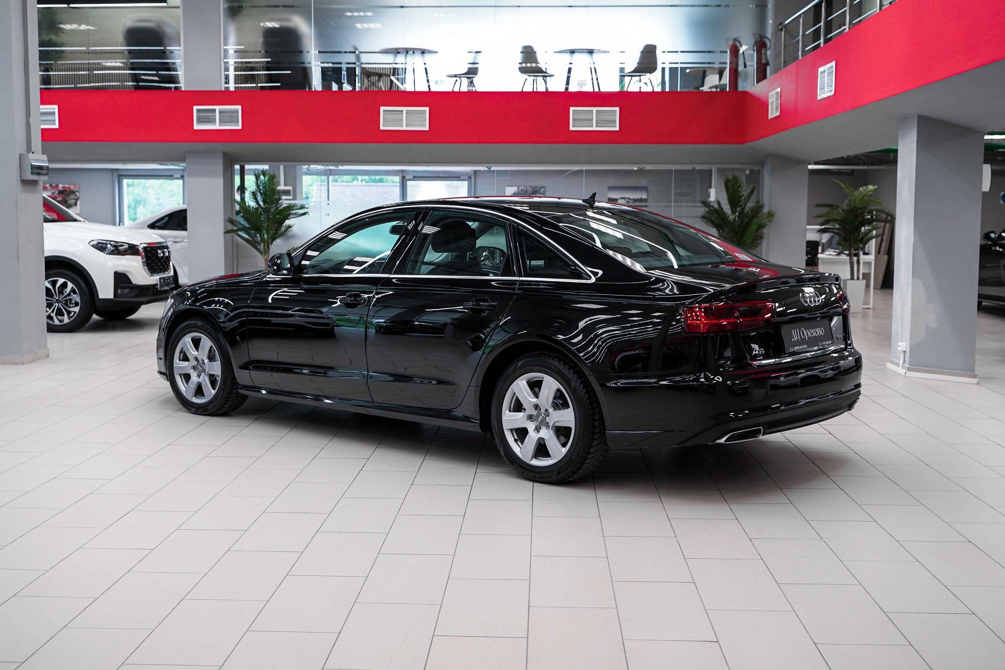 Audi A6 2015, черный, ДЦ Орехово