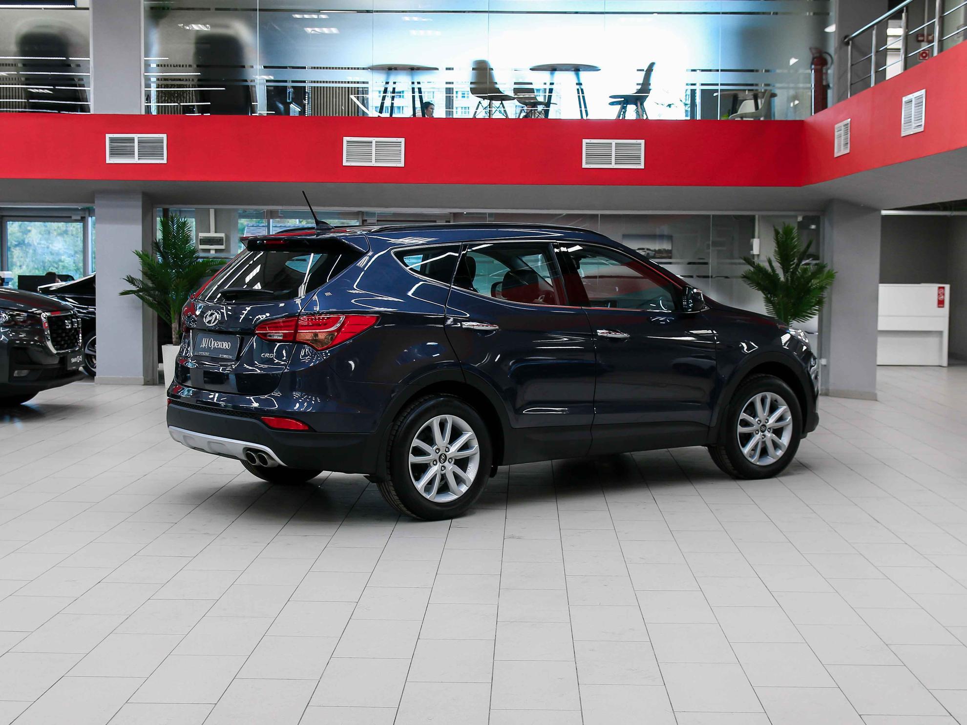 Hyundai Santa Fe 2012, синий, ДЦ Орехово