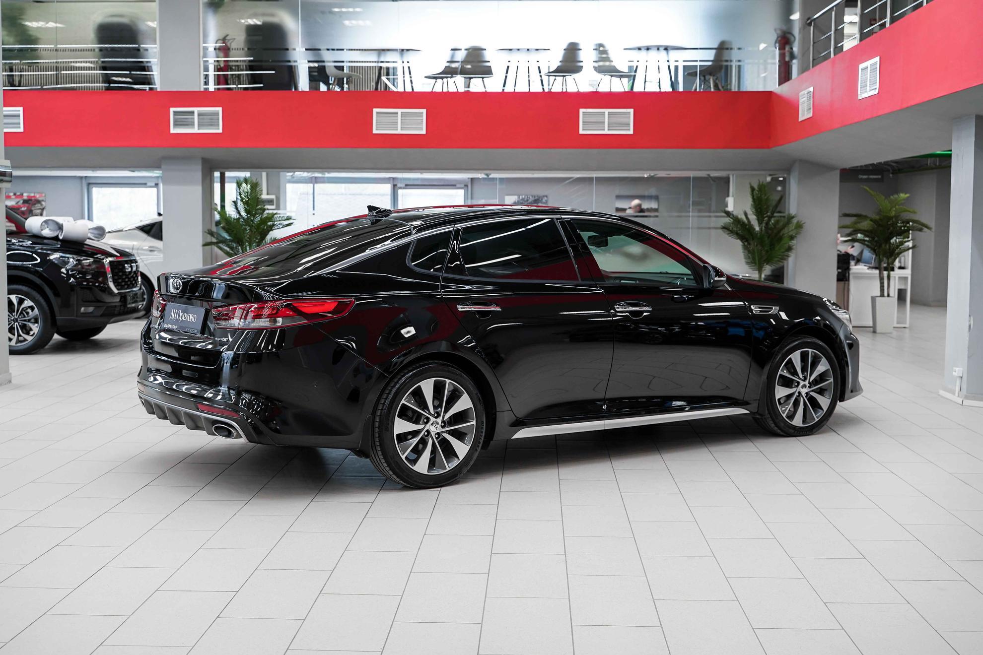 Kia Optima 2016, черный, ДЦ Орехово