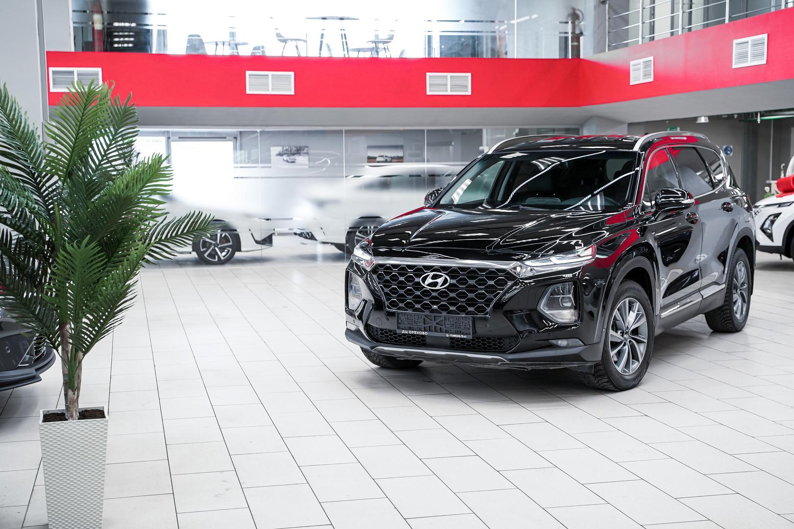 Hyundai Santa Fe 2018, черный, ДЦ Орехово