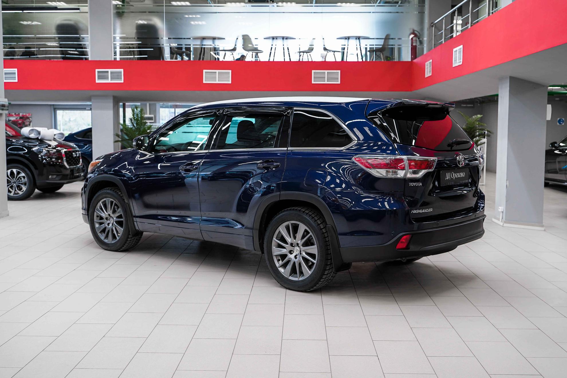 Toyota Highlander 2014, синий, ДЦ Орехово