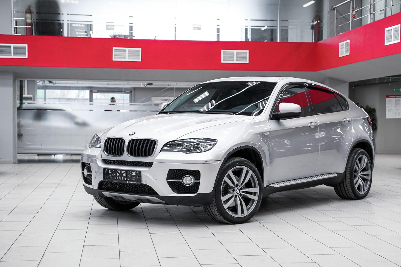 BMW X6 2008, серебряный, ДЦ Орехово