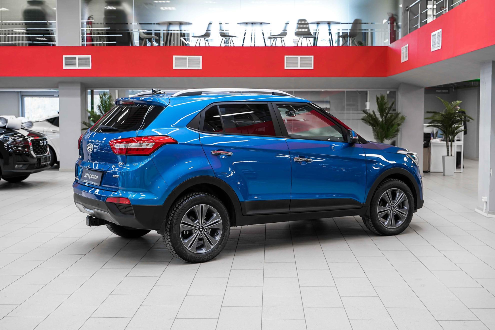 Hyundai Creta 2018, синий, ДЦ Орехово