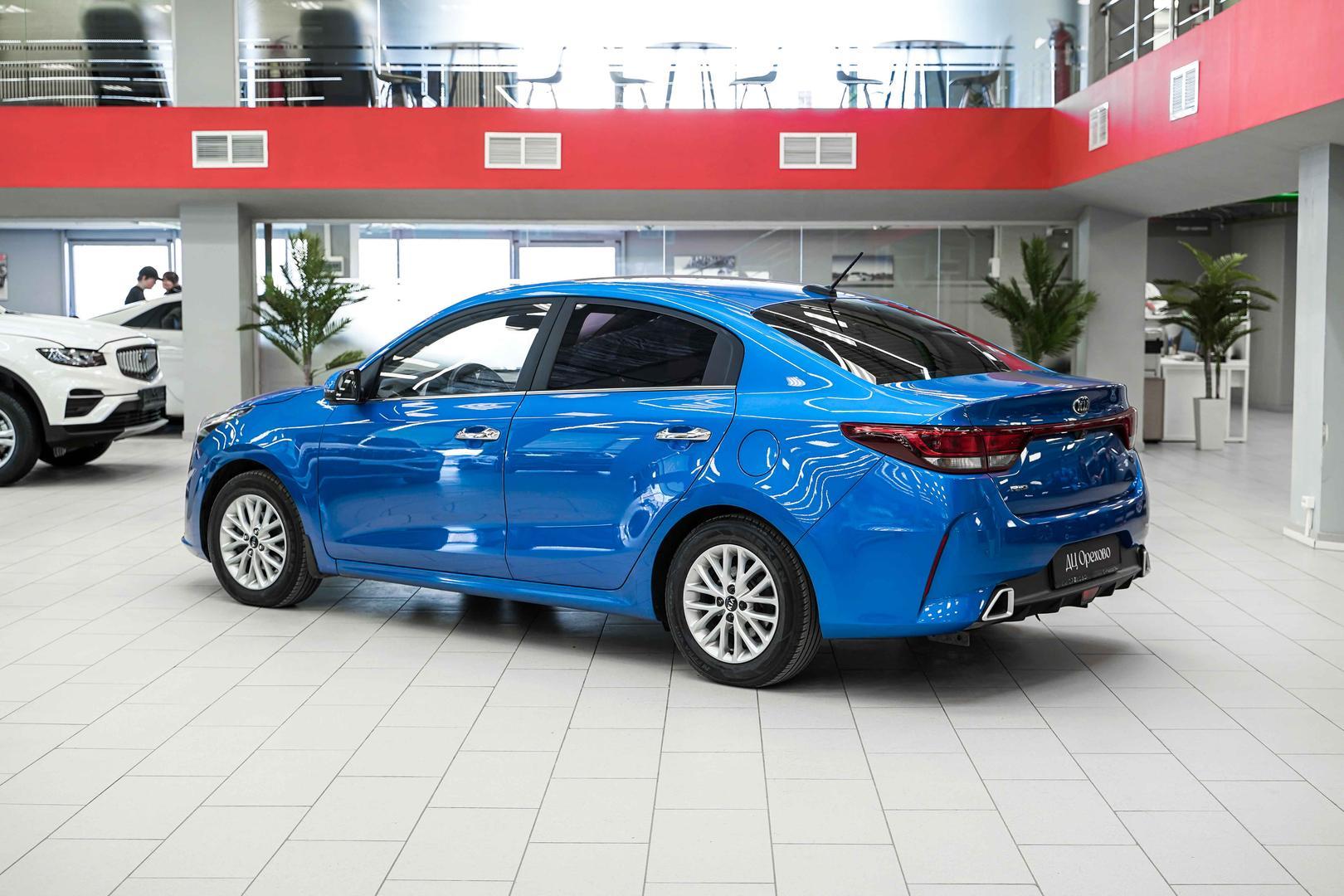 Kia Rio 2021, синий, ДЦ Орехово