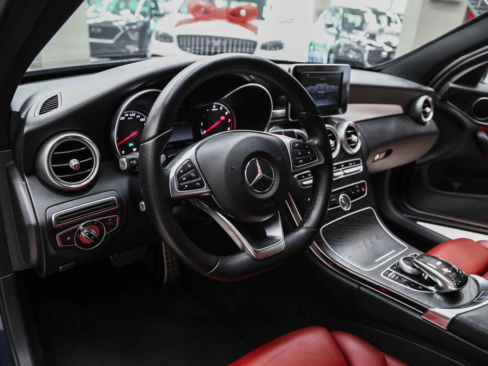 Mercedes-Benz C-Класс 2016, синий, ДЦ Орехово