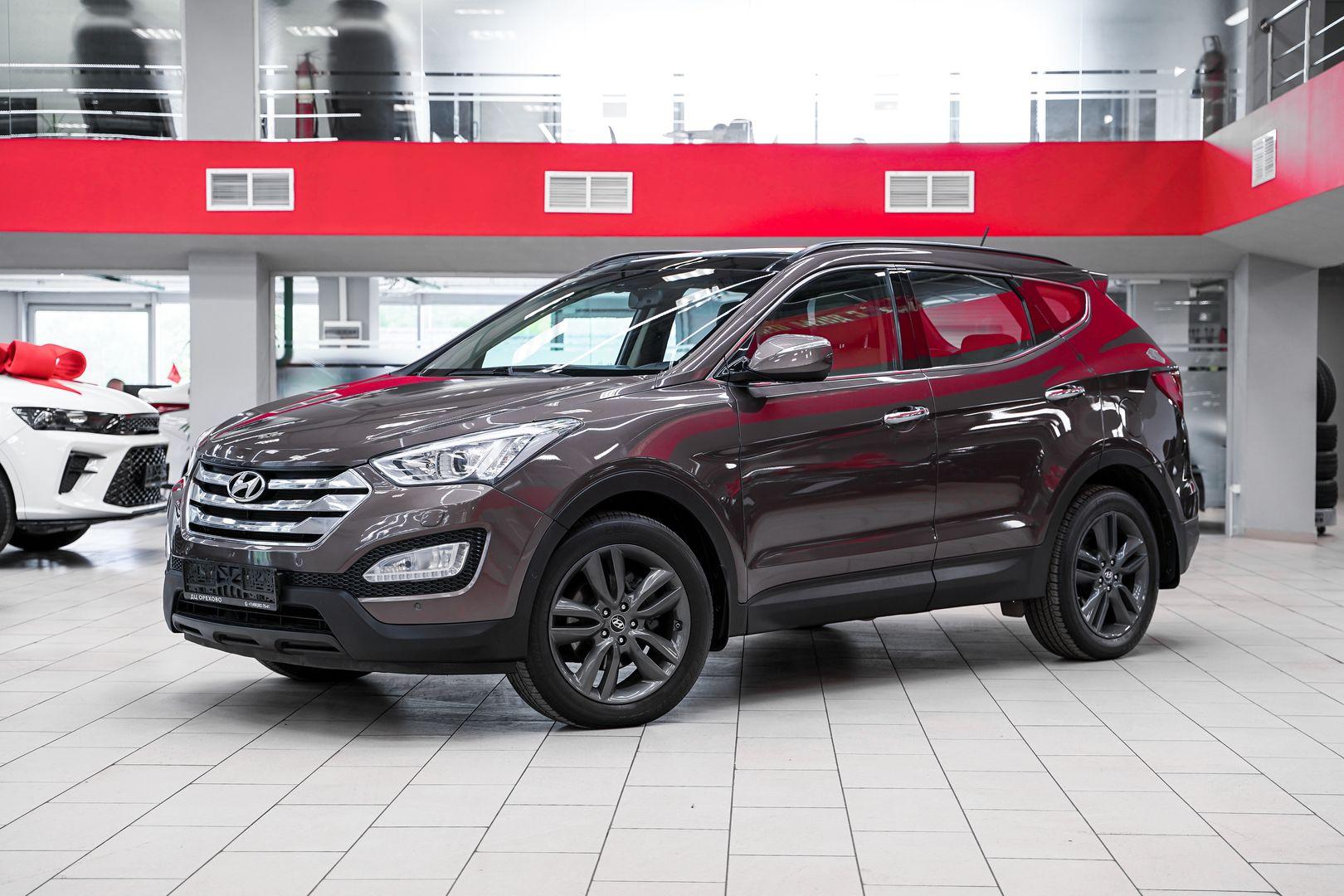 Hyundai Santa Fe 2013, коричневый, ДЦ Орехово