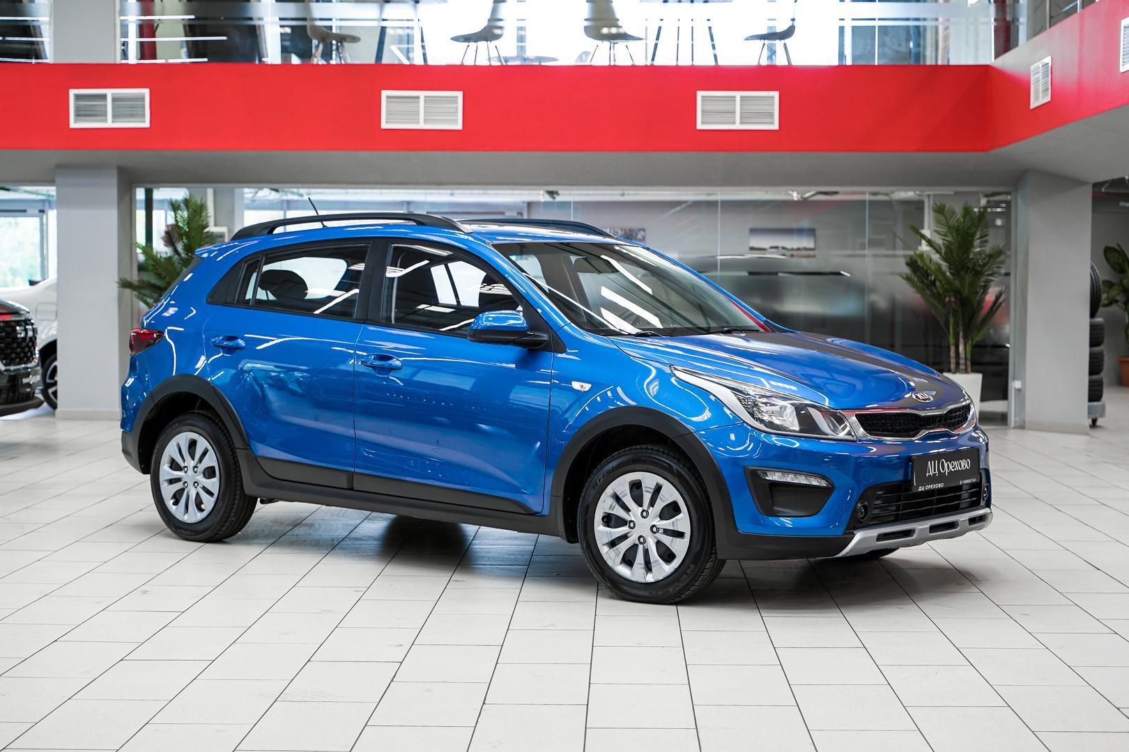 Kia Rio X-Line 2020, синий, ДЦ Орехово