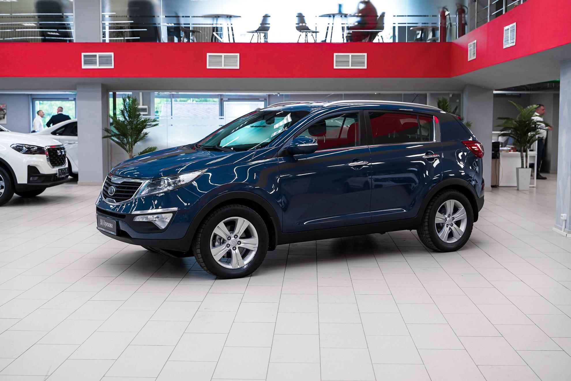 Kia Sportage 2012, синий, ДЦ Орехово