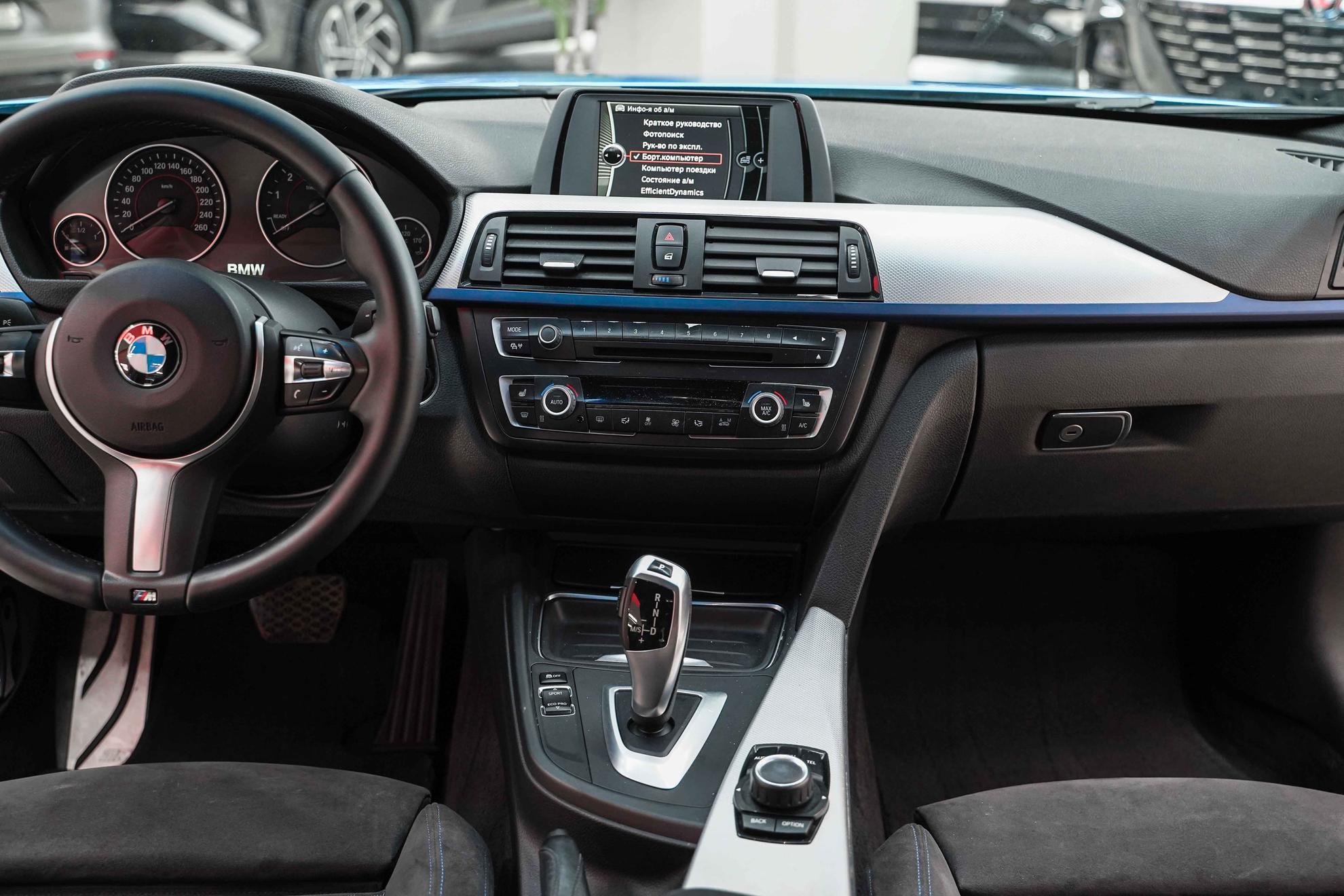BMW 3 серии 2013, синий, ДЦ Орехово