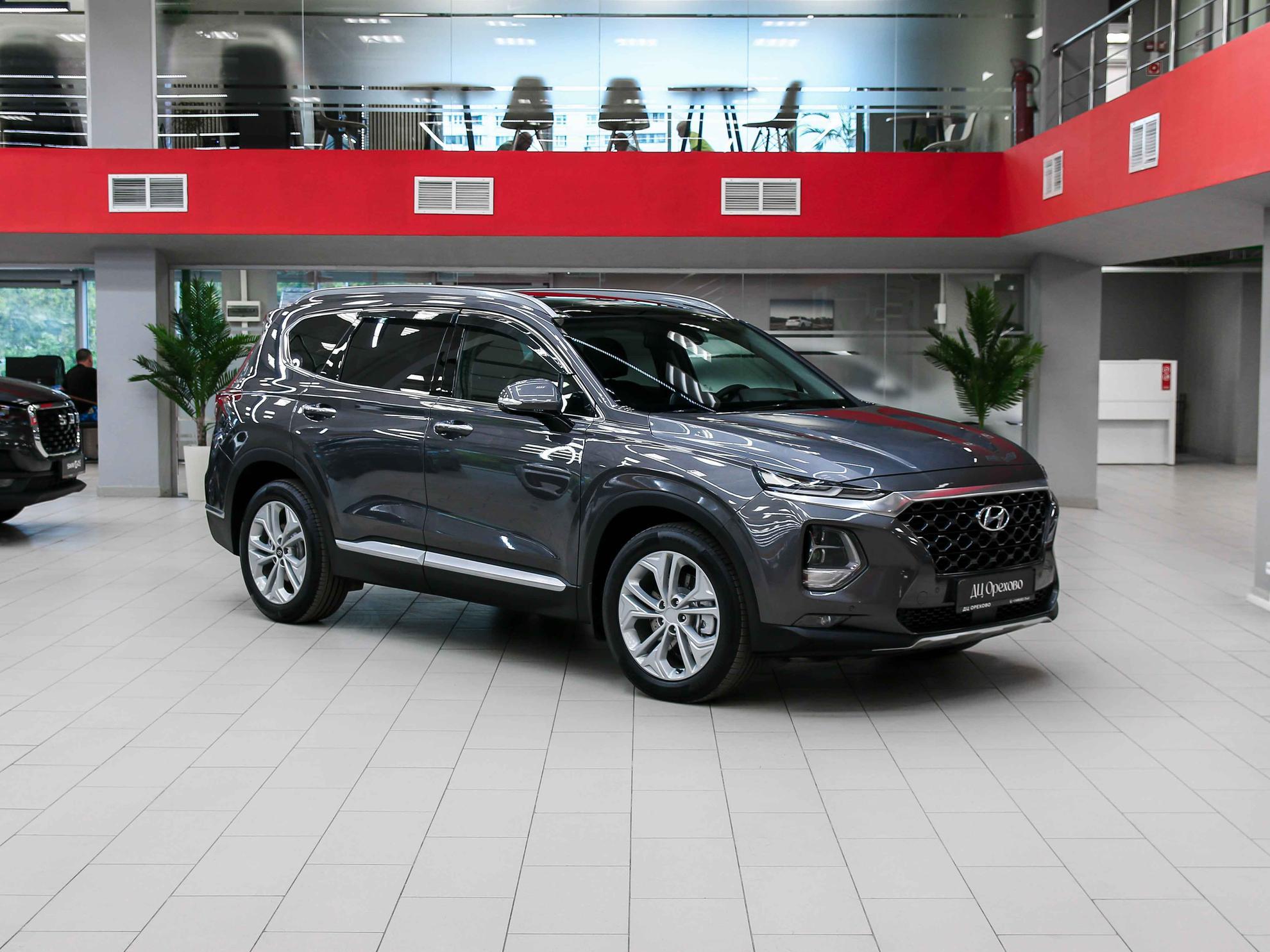 Hyundai Santa Fe 2018, серый, ДЦ Орехово
