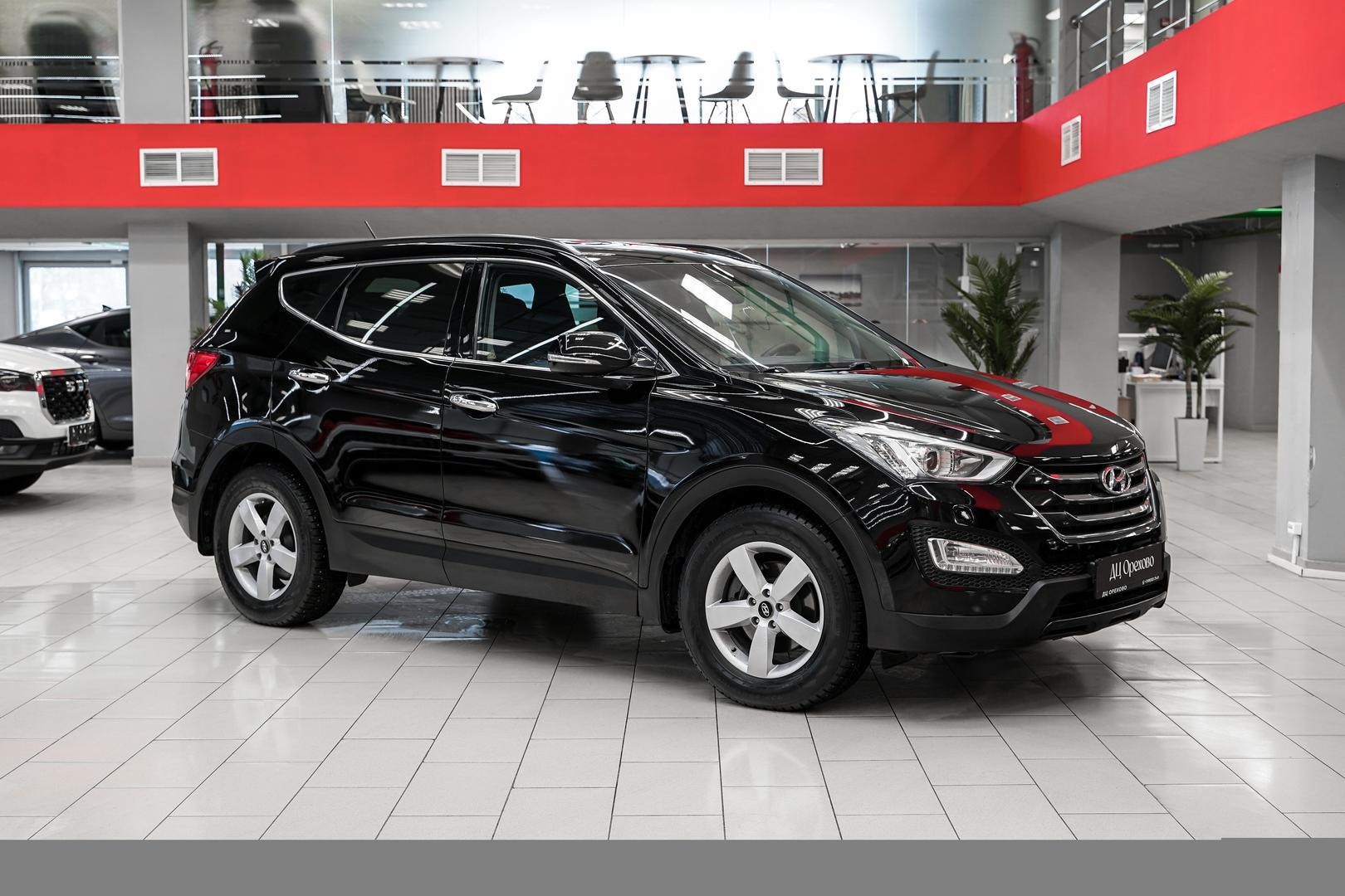 Hyundai Santa Fe 2014, черный, ДЦ Орехово
