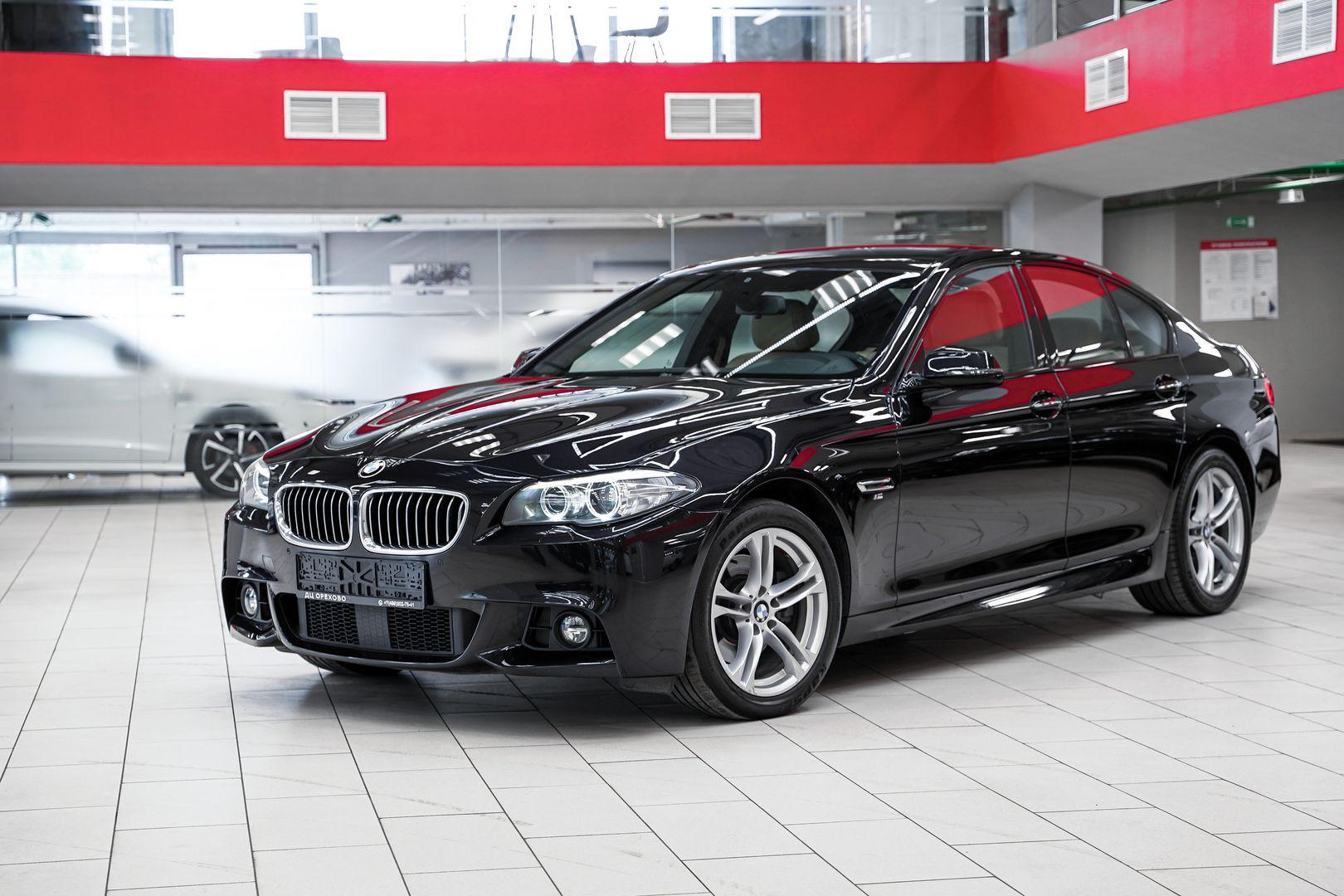 BMW 5 серии 2014, черный, ДЦ Орехово