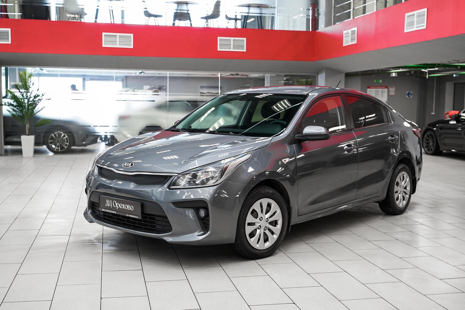 Kia Rio 2018, серый, ДЦ Орехово