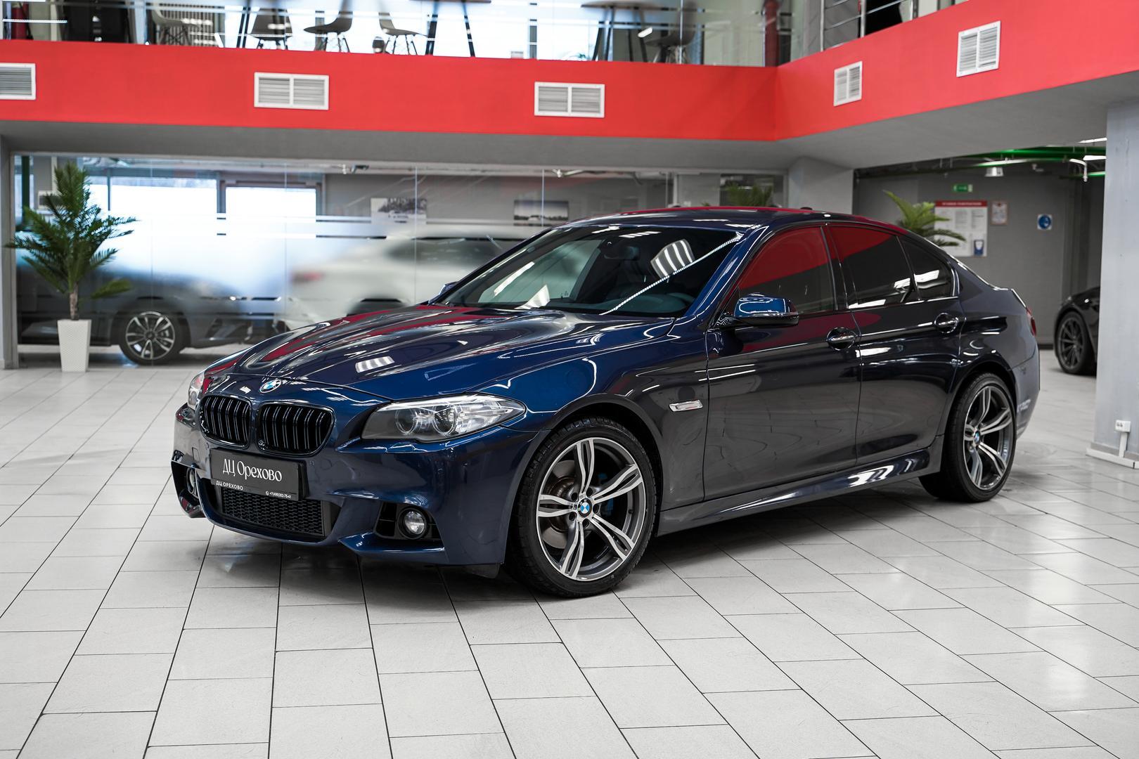 BMW 5 серии 2016, синий, ДЦ Орехово