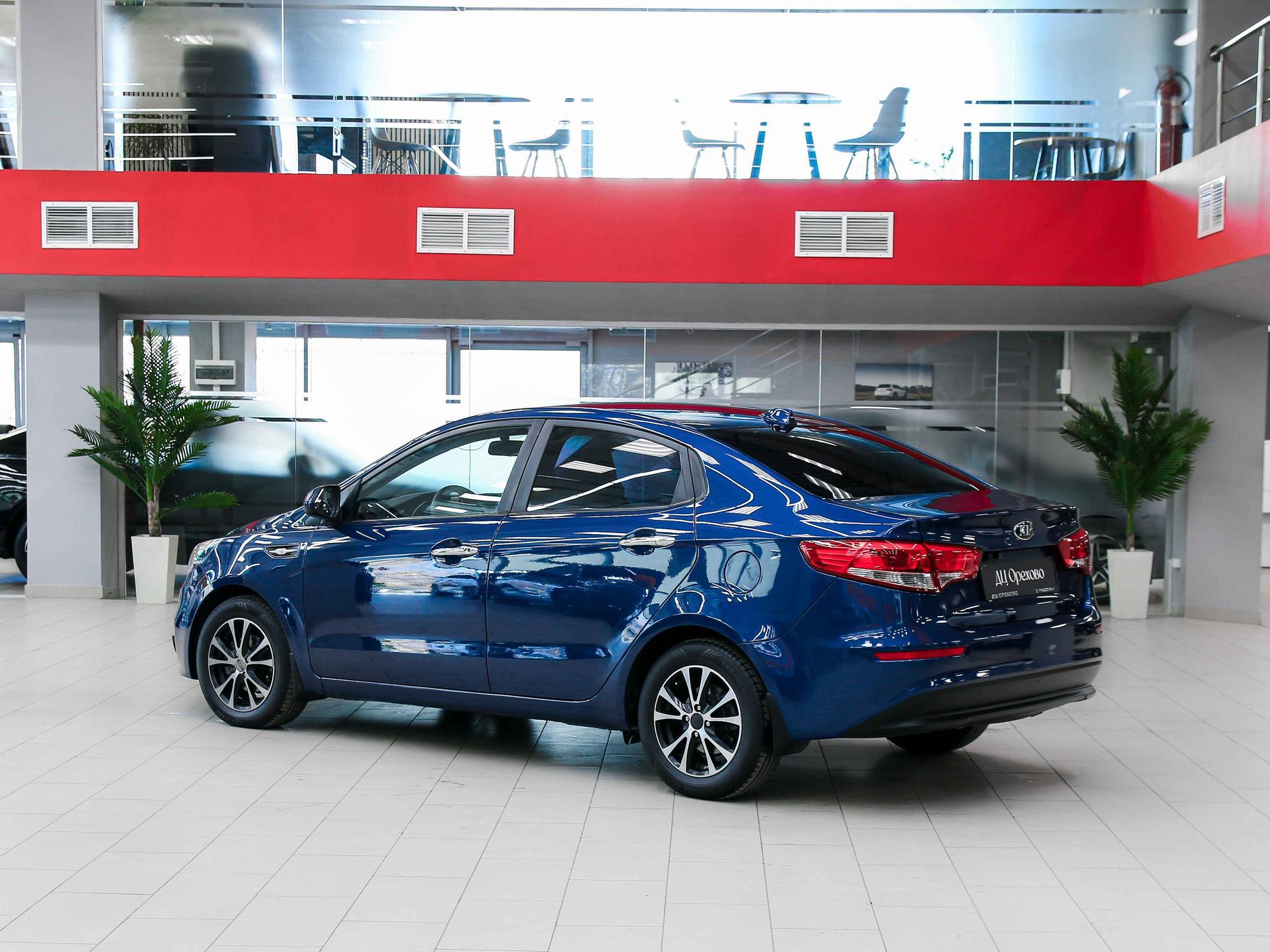 Kia Rio 2016, синий, ДЦ Орехово