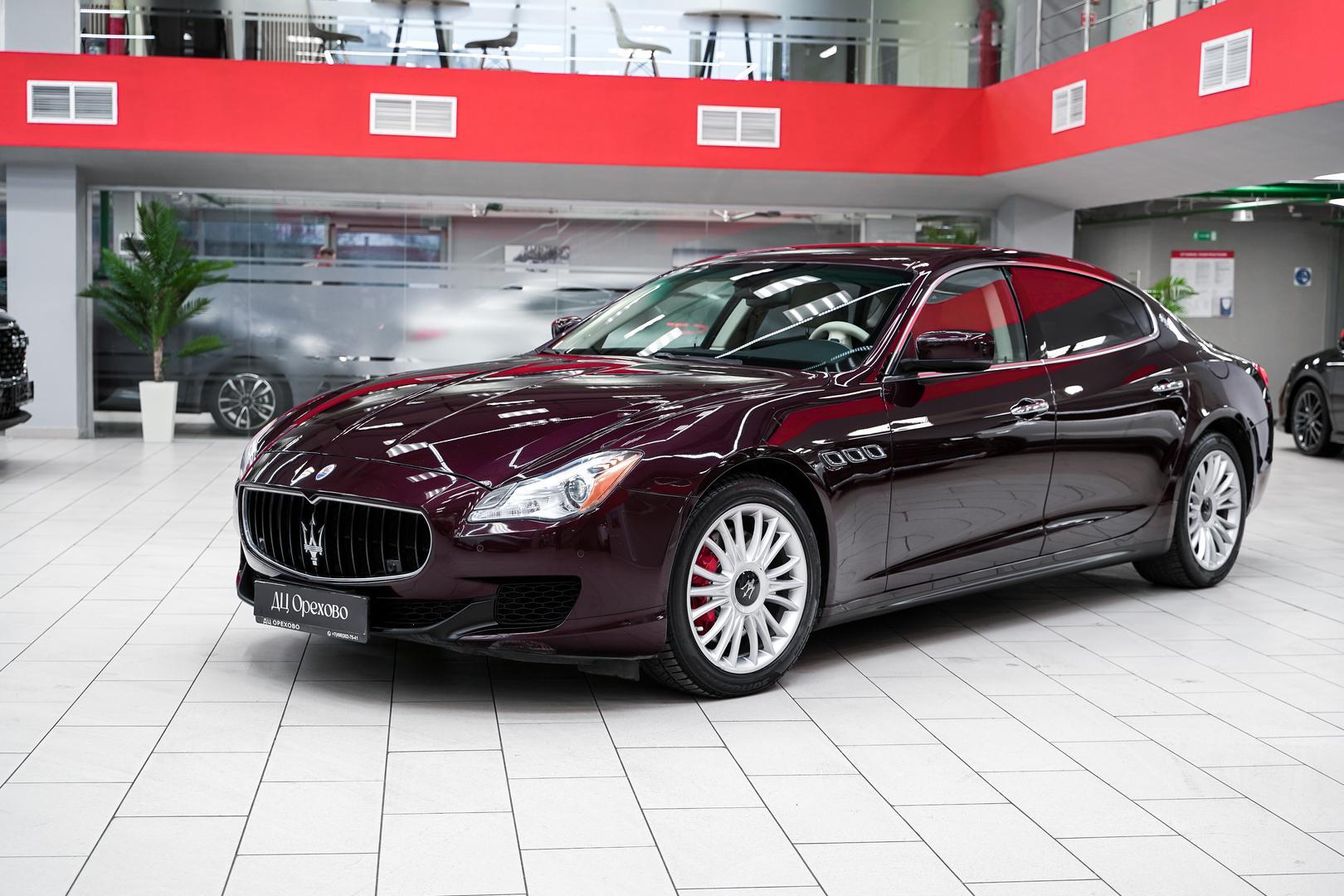 Maserati Quattroporte 2015, пурпурный, ДЦ Орехово