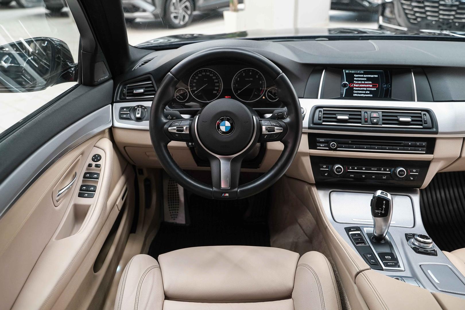 BMW 5 серии 2013, черный, ДЦ Орехово