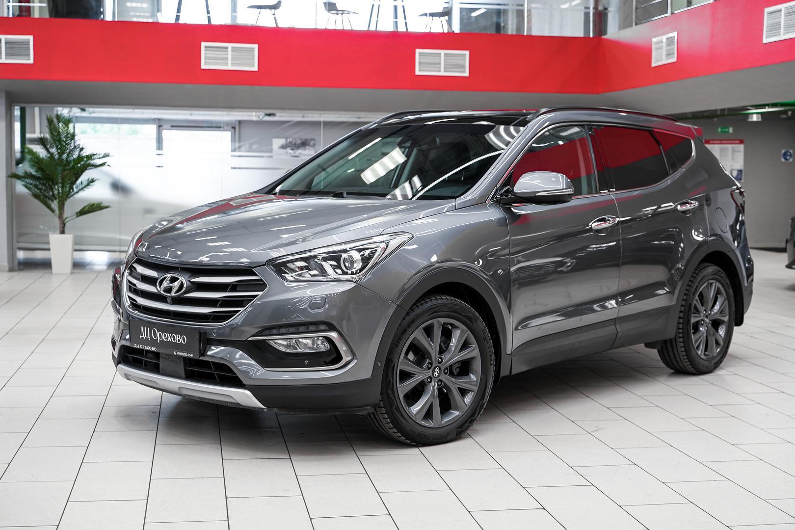 Hyundai Santa Fe 2017, серый, ДЦ Орехово