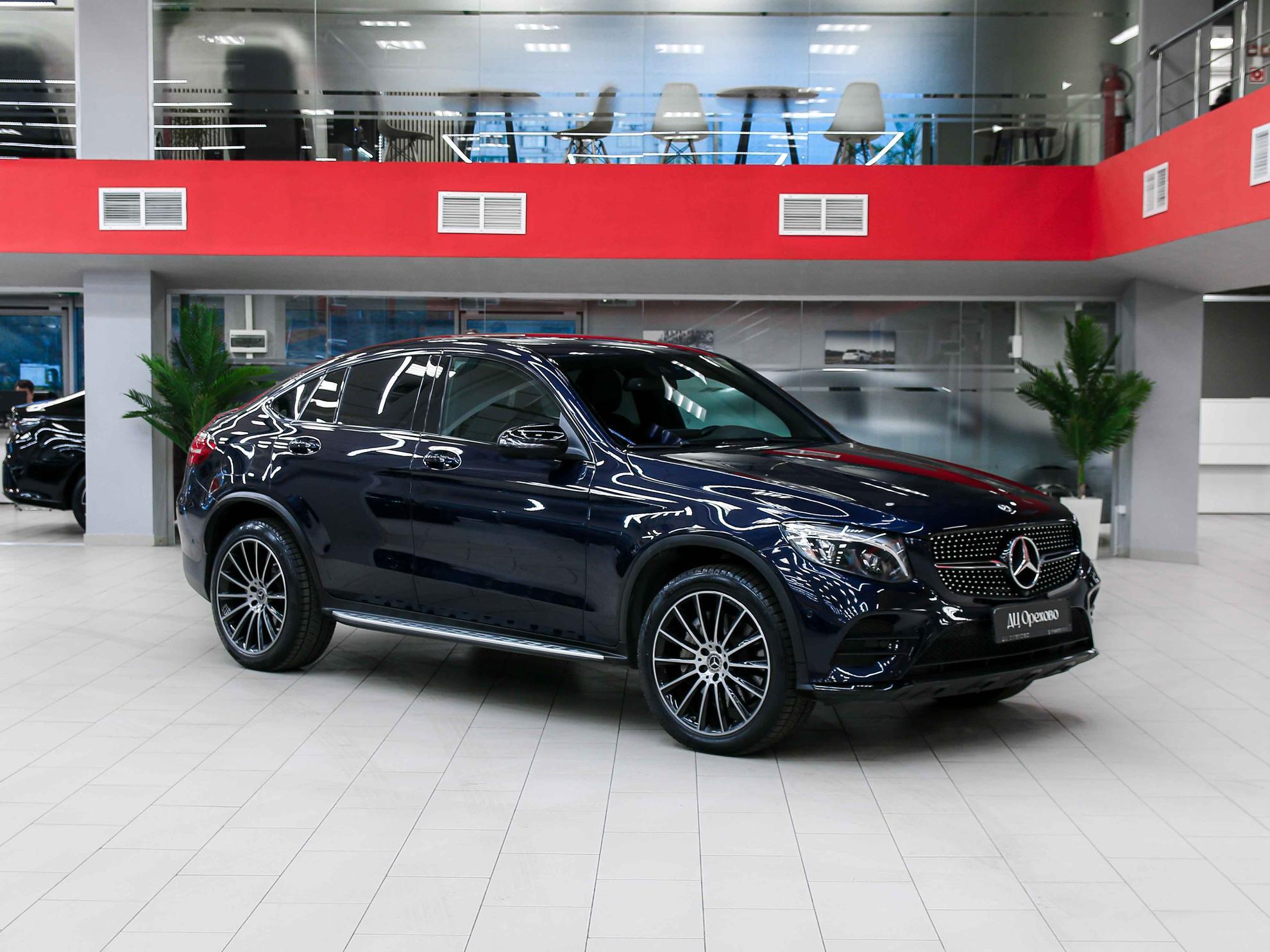 Mercedes-Benz GLC 2019, синий, ДЦ Орехово