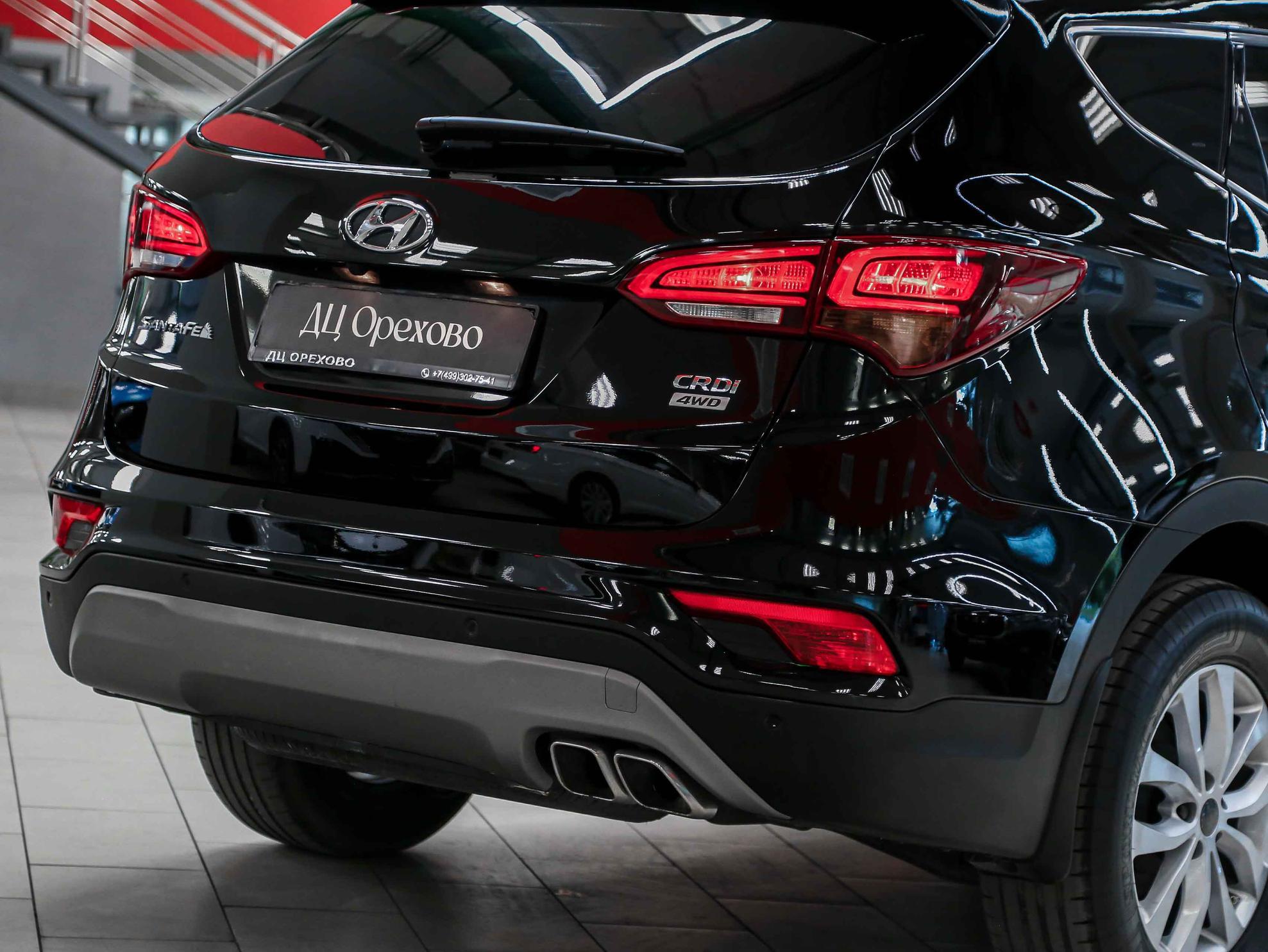 Hyundai Santa Fe 2018, черный, ДЦ Орехово