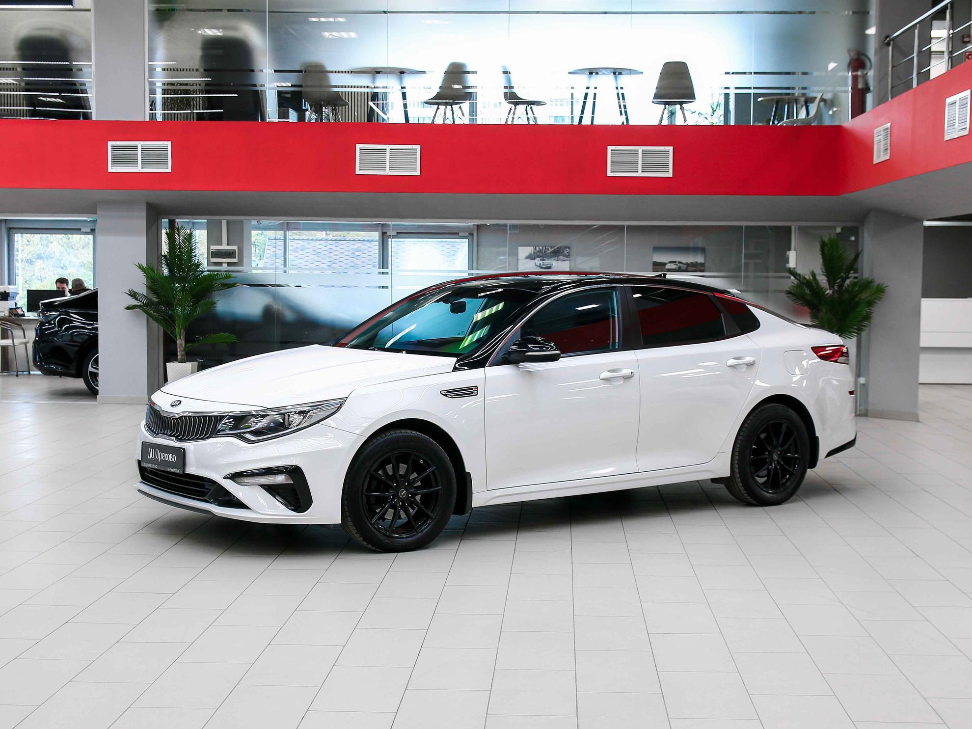 Kia Optima 2019, белый, ДЦ Орехово