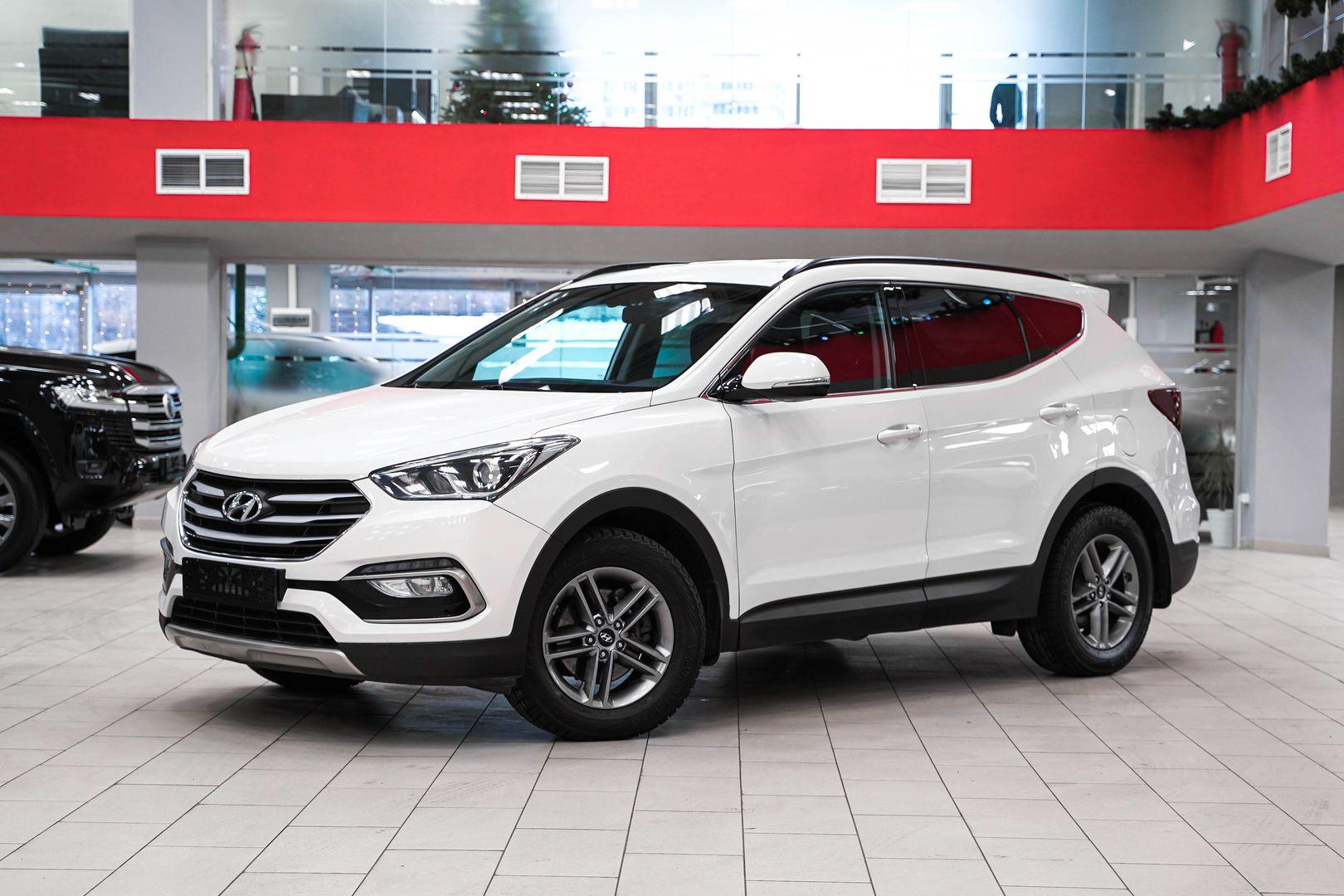 Hyundai Santa Fe 2018, белый, ДЦ Орехово