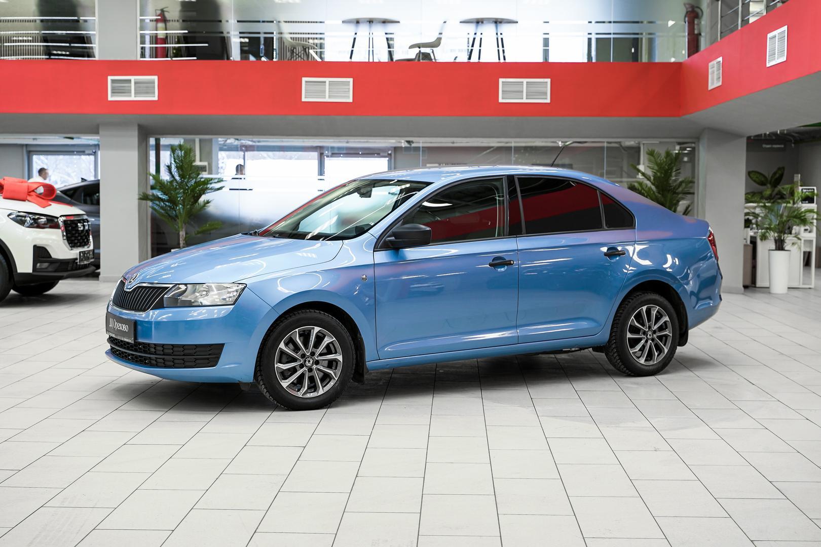 Skoda Rapid 2016, синий, ДЦ Орехово