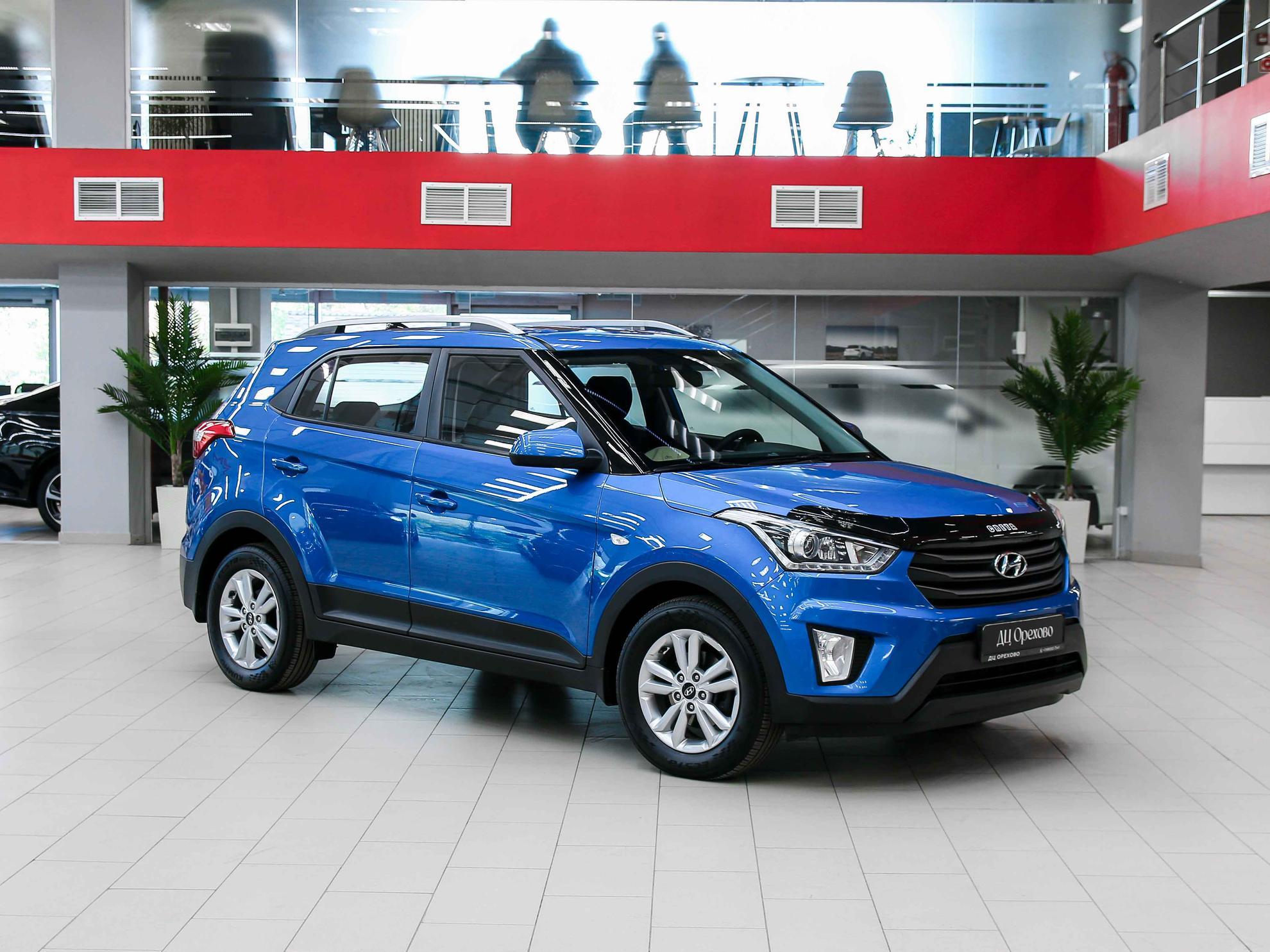 Hyundai Creta 2018, синий, ДЦ Орехово