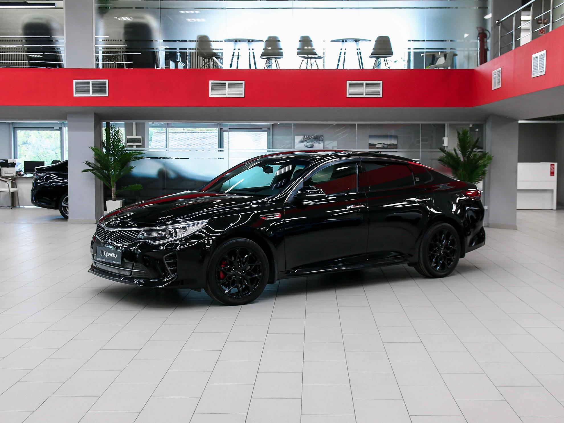 Kia Optima 2016, черный, ДЦ Орехово