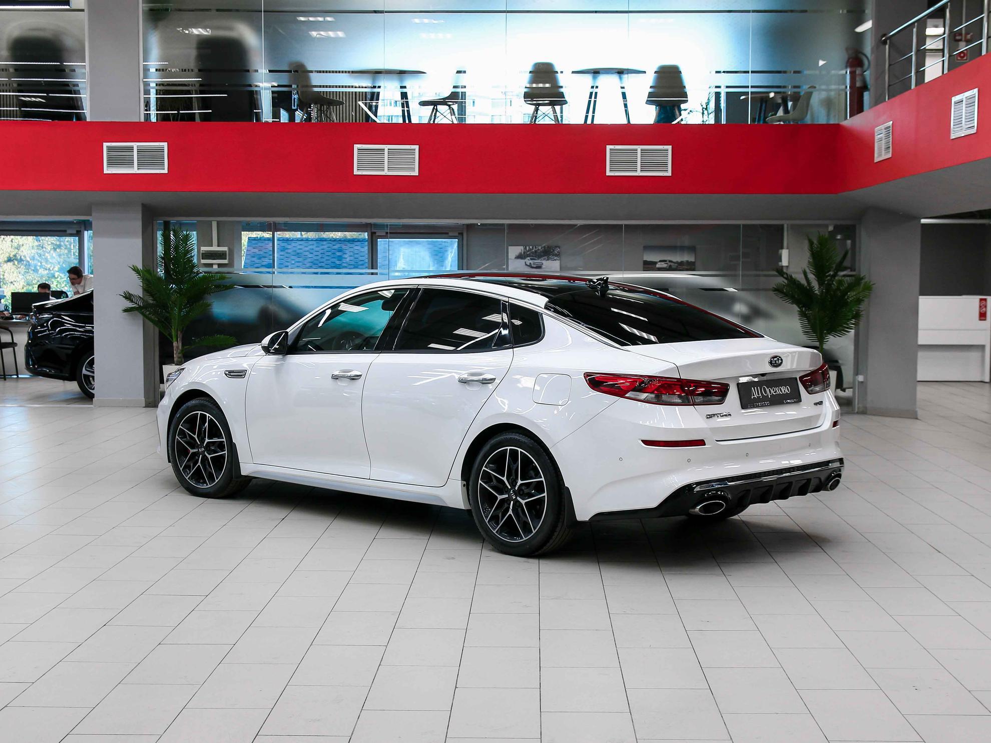 Kia Optima 2019, белый, ДЦ Орехово
