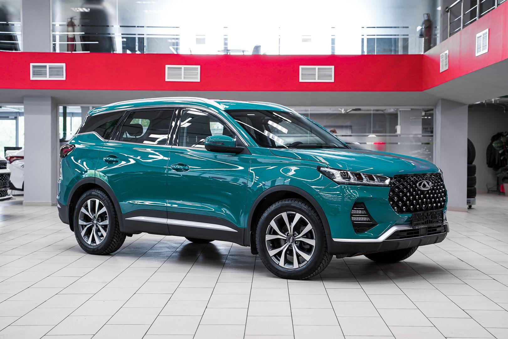 Chery Tiggo 7 Pro 2021, зеленый, ДЦ Орехово