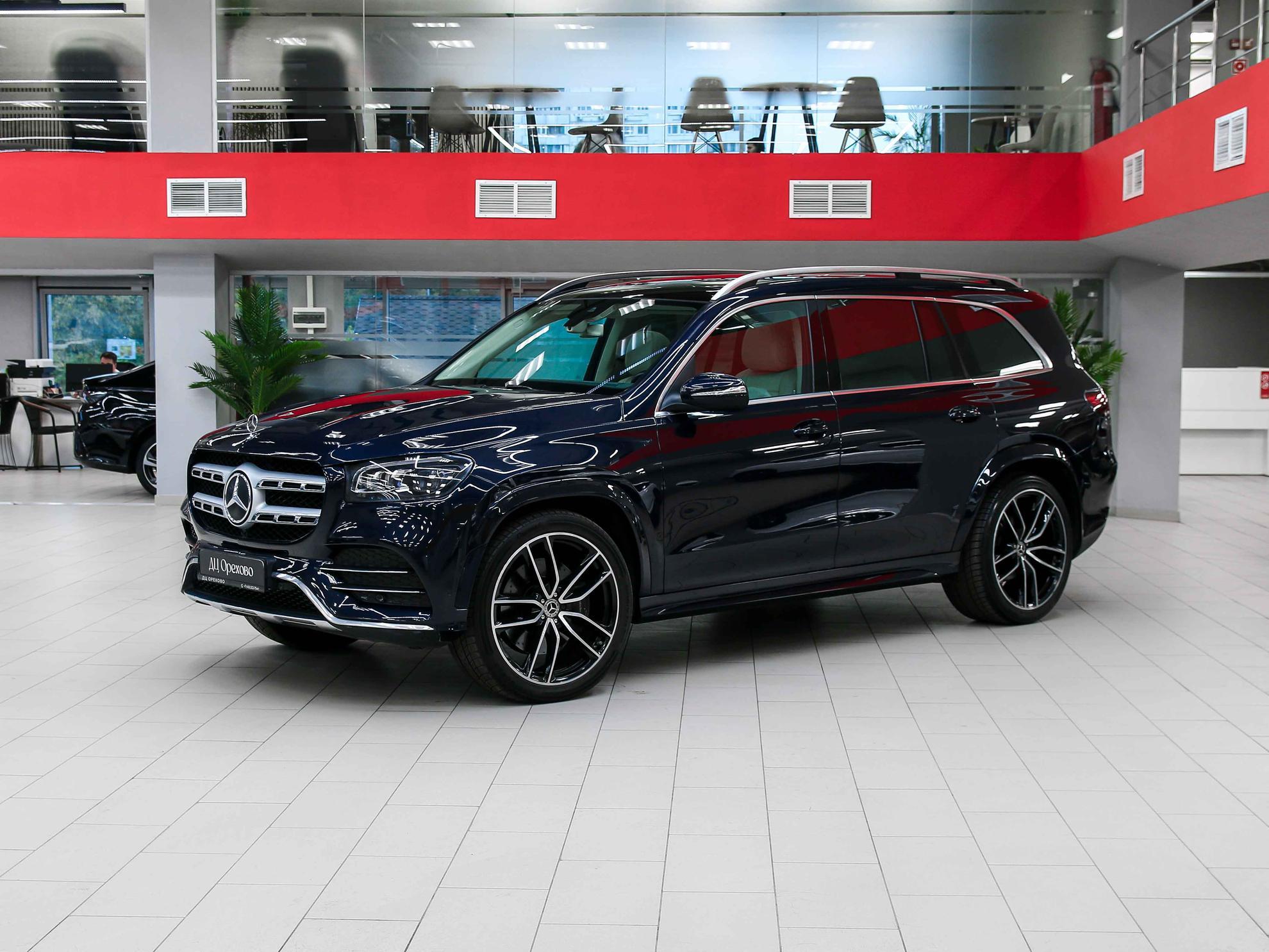 Mercedes-Benz GLS 2021, синий, ДЦ Орехово