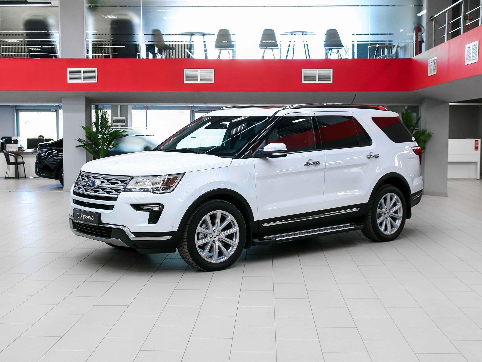 Ford Explorer 2018, белый, ДЦ Орехово