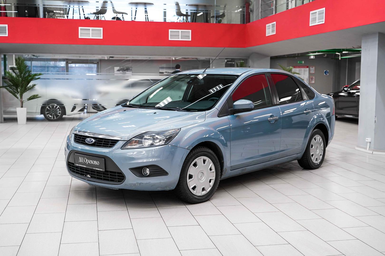 Ford Focus 2010, голубой, ДЦ Орехово