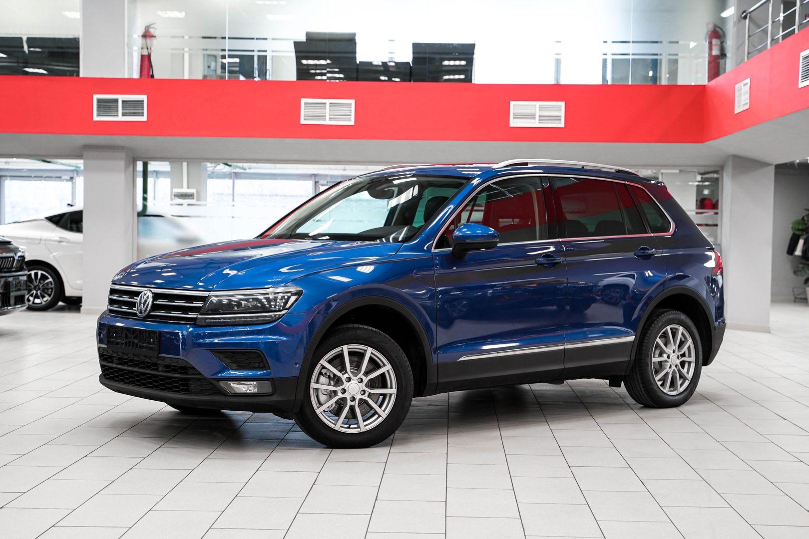Volkswagen Tiguan 2019, синий, ДЦ Орехово