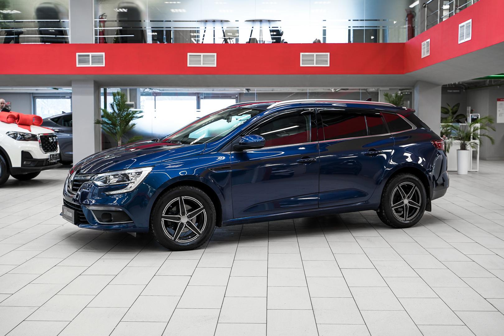 Renault Megane 2018, синий, ДЦ Орехово