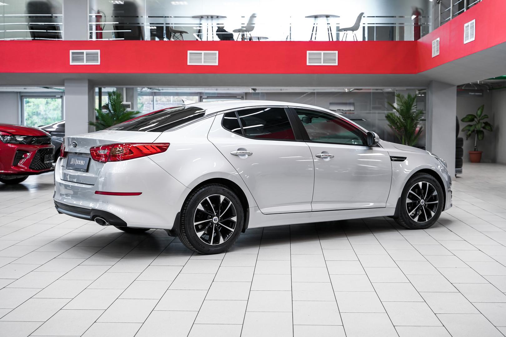 Kia Optima 2015, серебряный, ДЦ Орехово