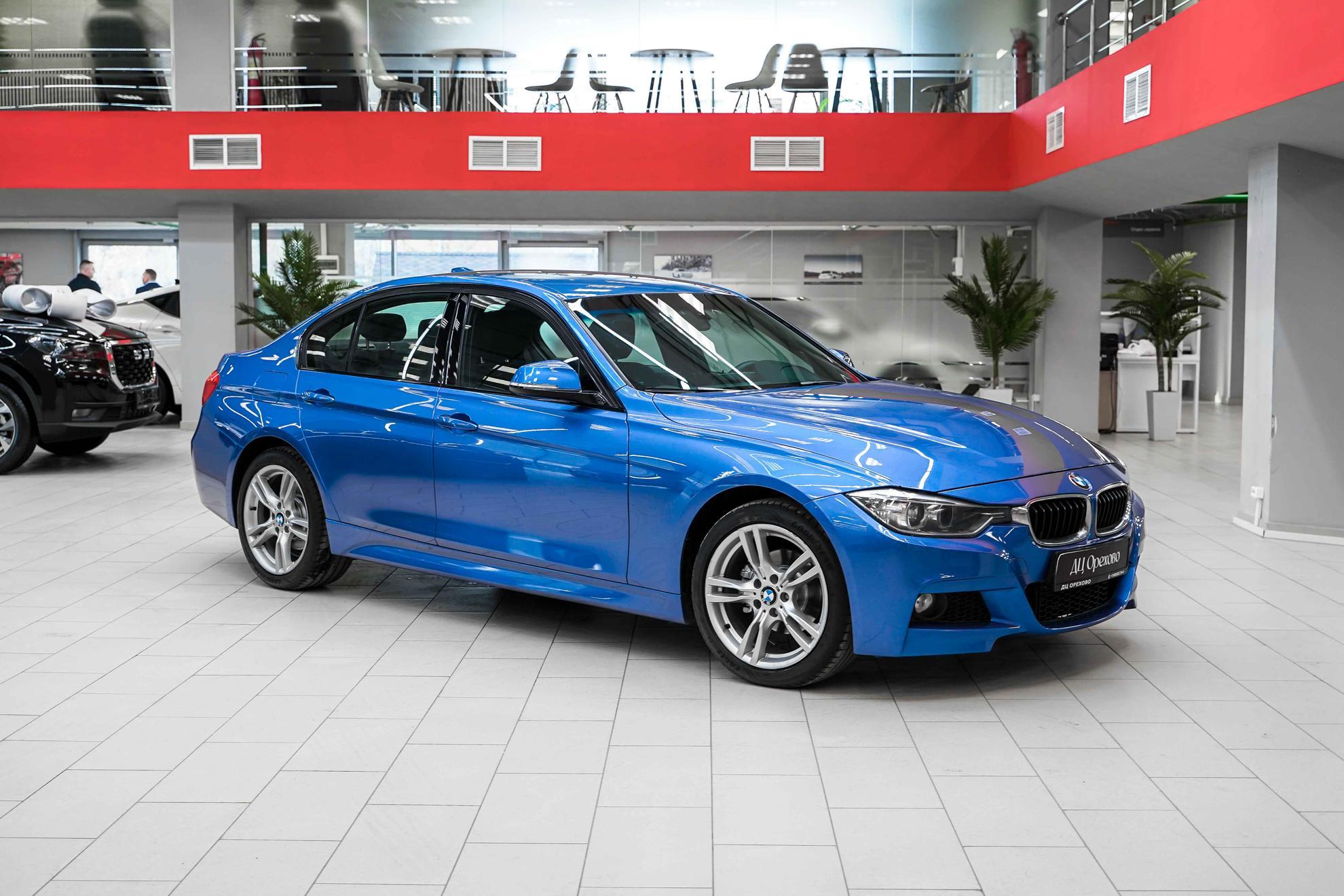 BMW 3 серии 2013, синий, ДЦ Орехово