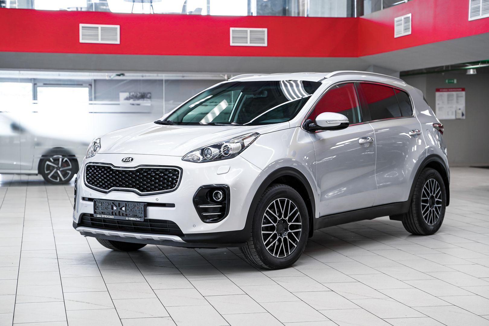 Kia Sportage 2018, серебряный, ДЦ Орехово