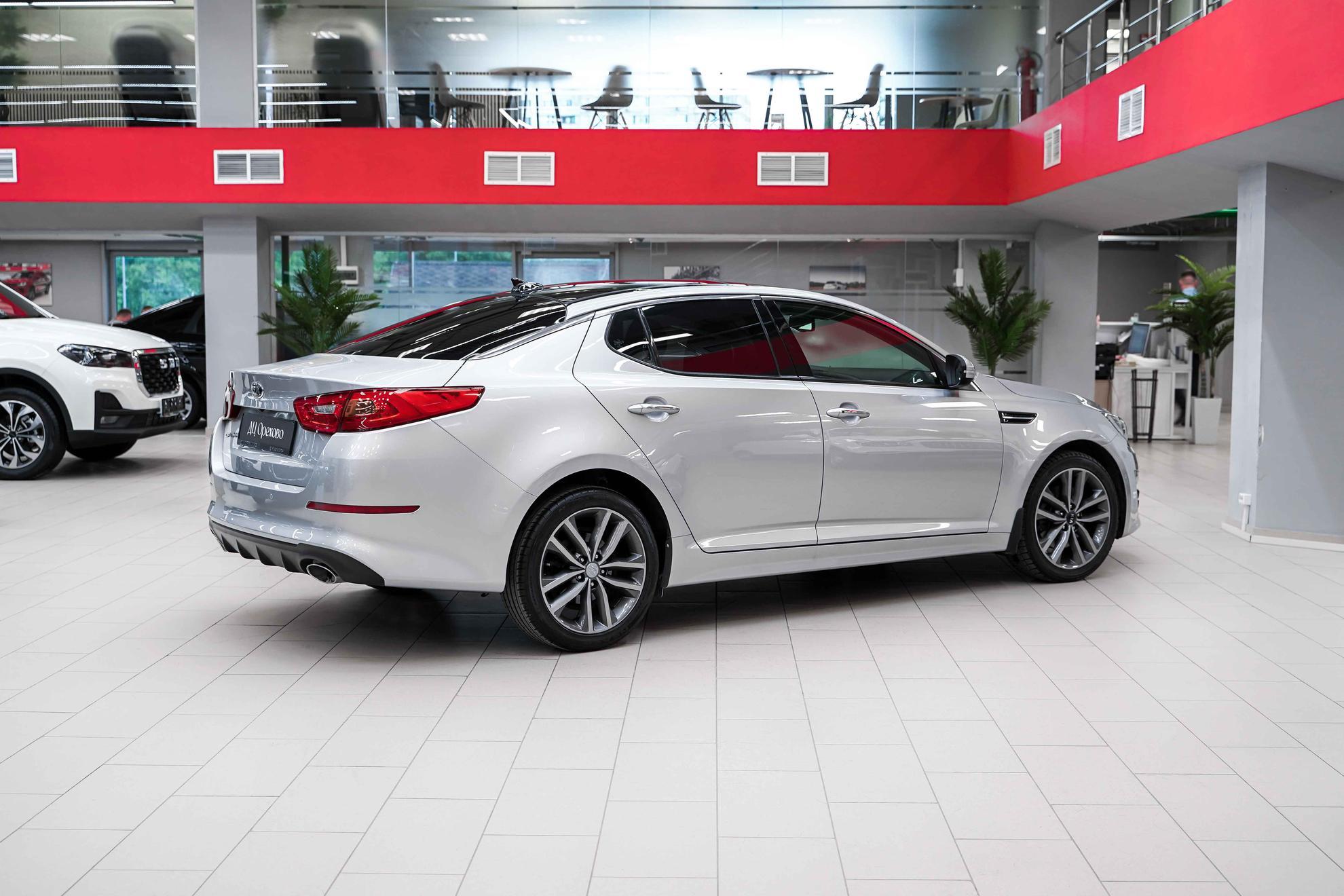 Kia Optima 2014, серебряный, ДЦ Орехово