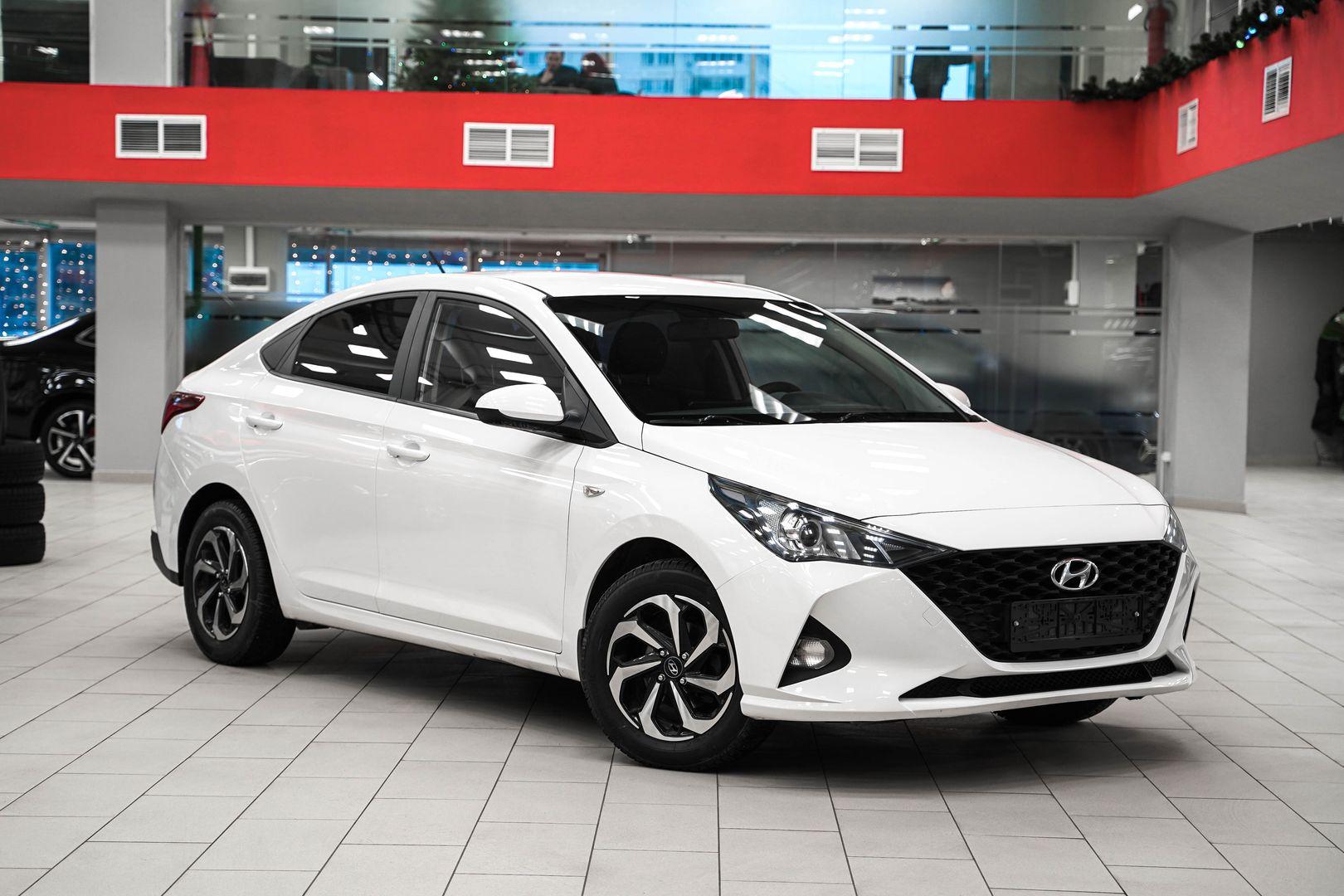 Hyundai Solaris 2021, белый, ДЦ Орехово