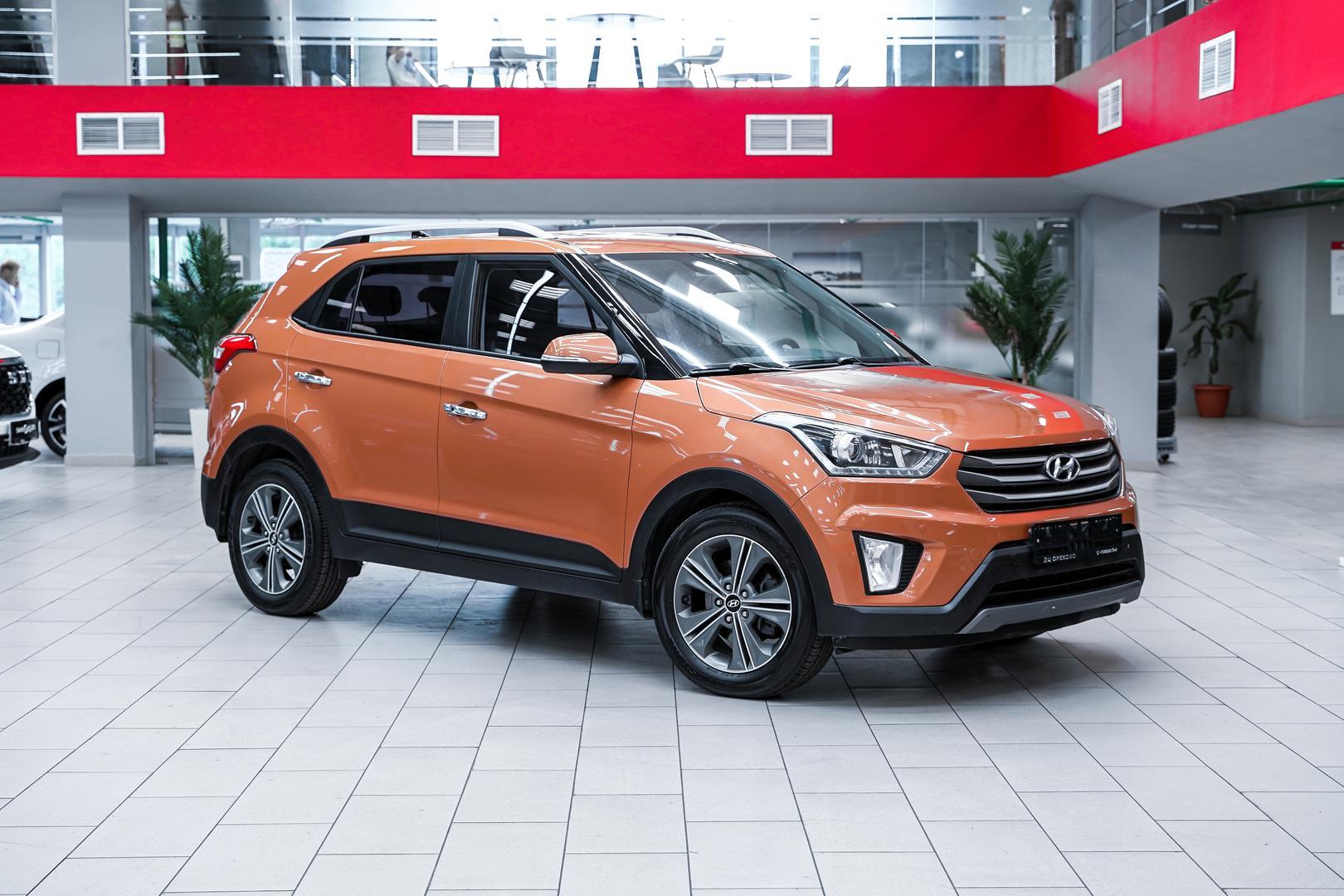 Hyundai Creta 2016, оранжевый, ДЦ Орехово
