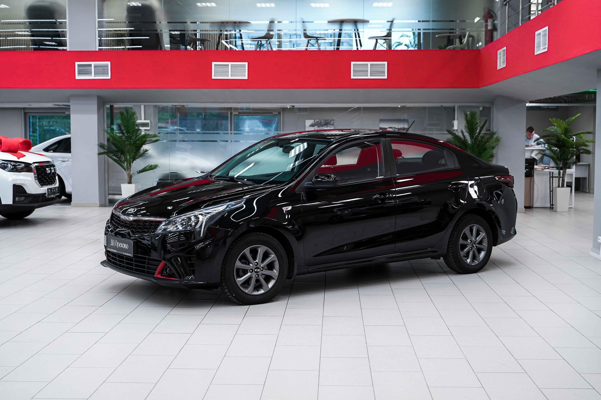 Kia Rio 2021, черный, ДЦ Орехово