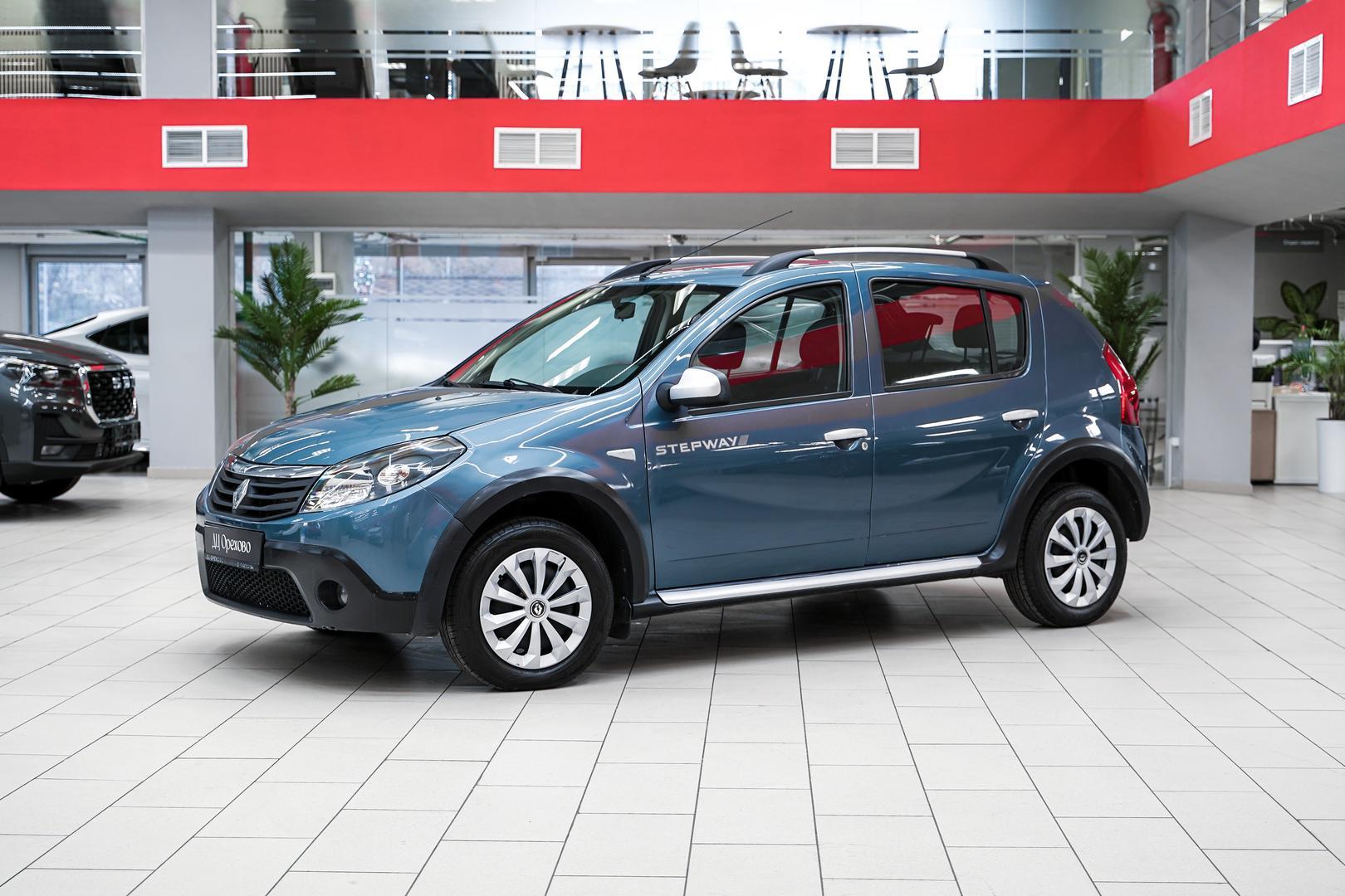 Renault Sandero 2013, синий, ДЦ Орехово