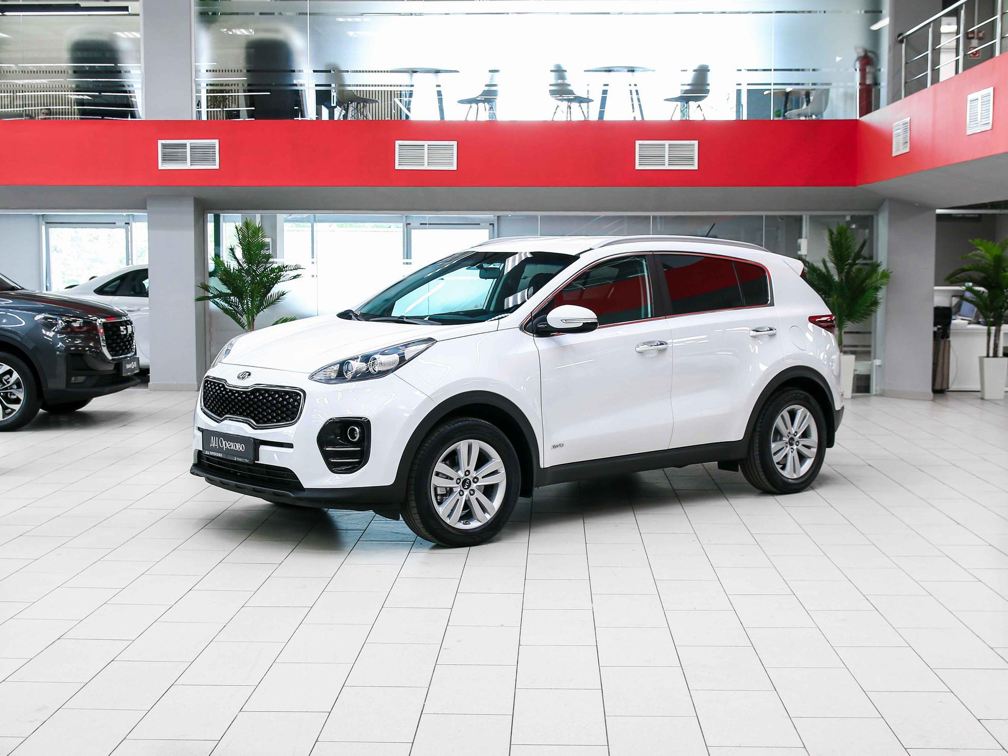 Kia Sportage 2016, белый, ДЦ Орехово