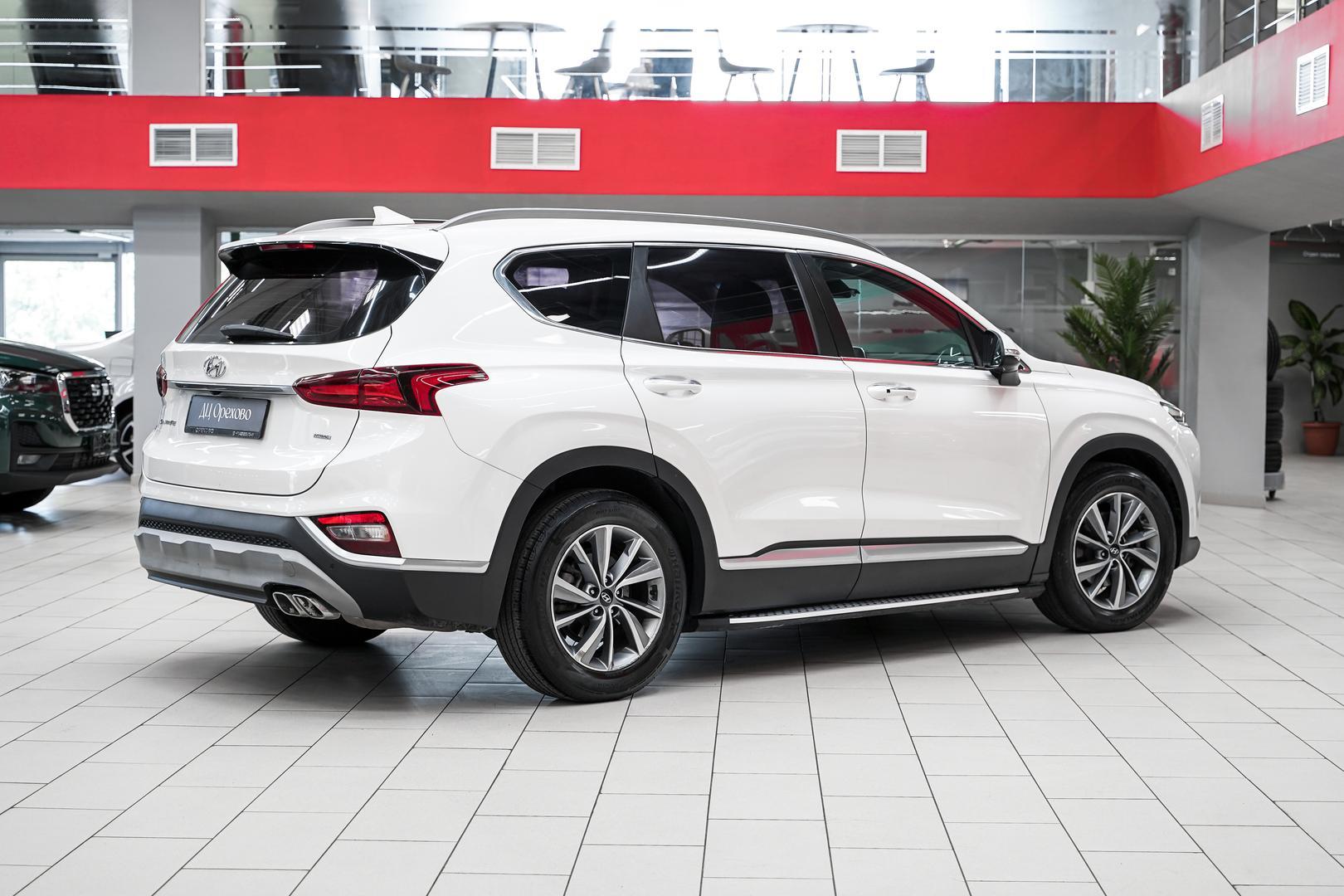 Hyundai Santa Fe 2019, белый, ДЦ Орехово