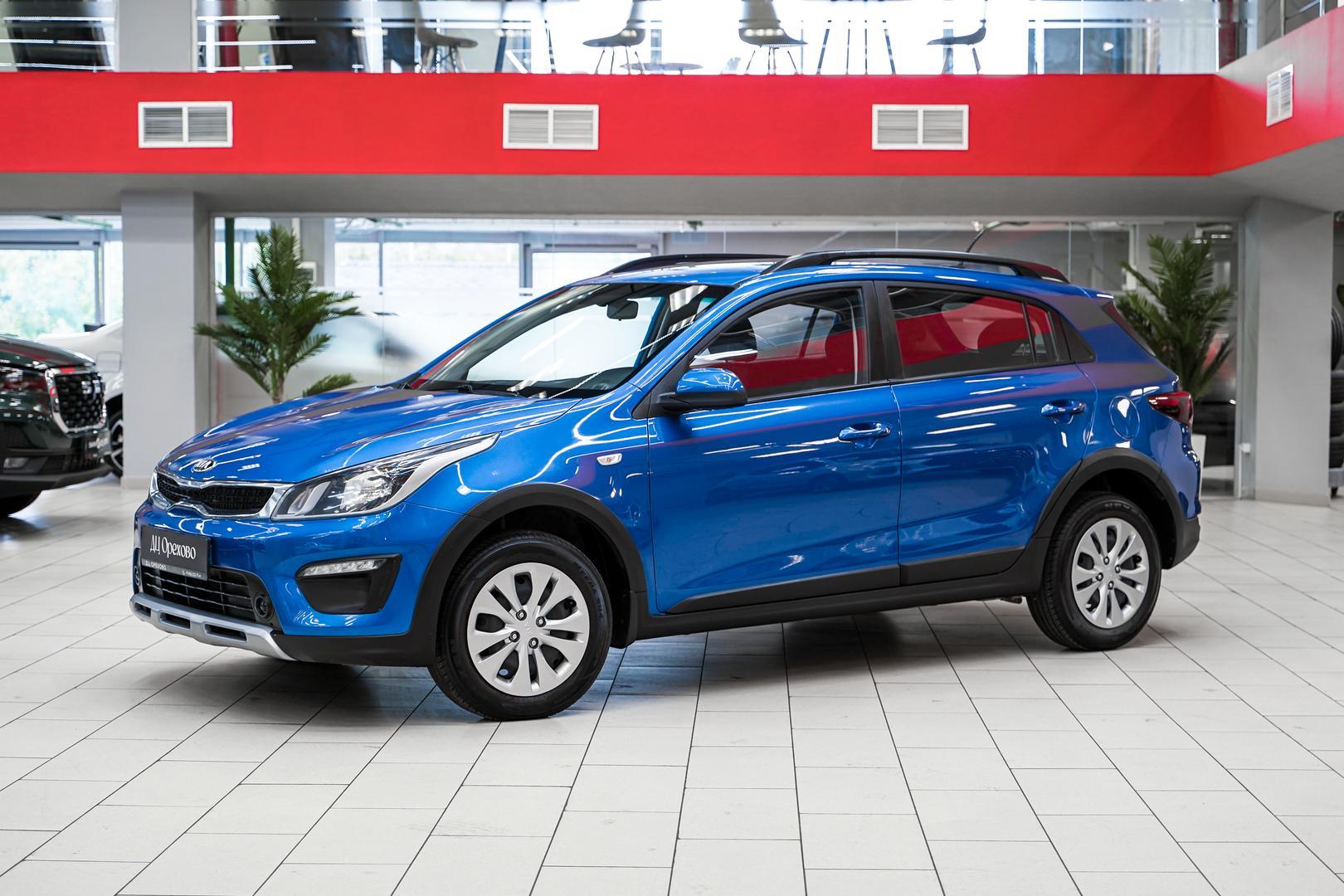 Kia Rio X-Line 2020, синий, ДЦ Орехово